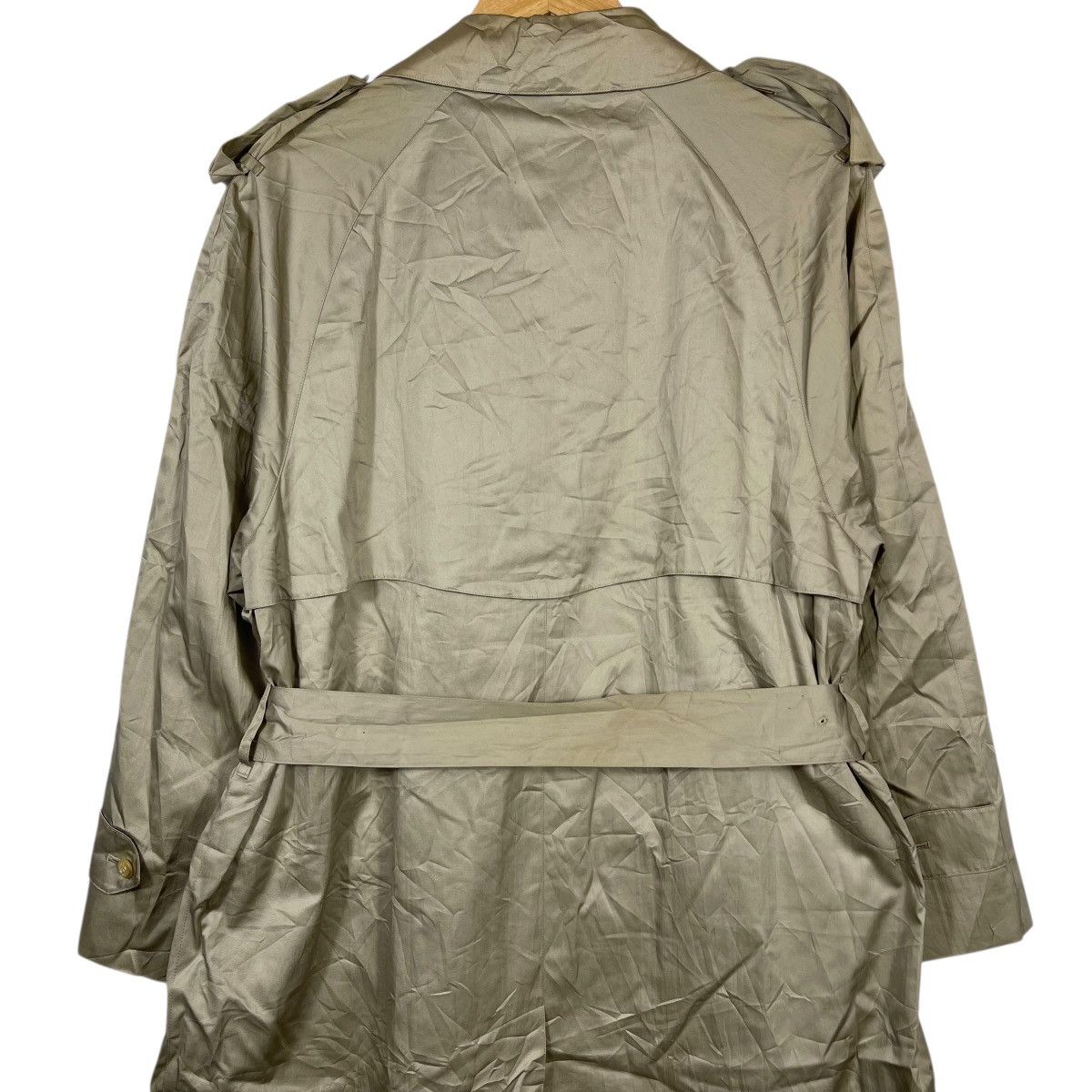 Burberry Burberrys Vintage Trench Coat Nova Check Lined Beige Belted Size US XL / EU 56 / 4 - 6 Thumbnail