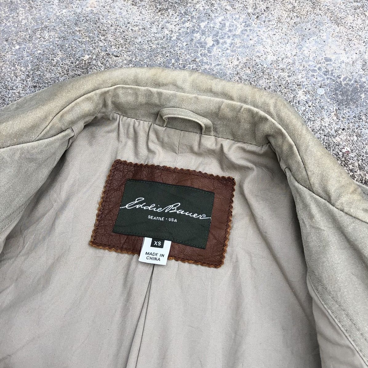 Eddie Bauer Vintage Eddie Bauer Sun Faded M65 Elbow Leather Patch Jacket Size US XS / EU 42 / 0 - 14 Thumbnail
