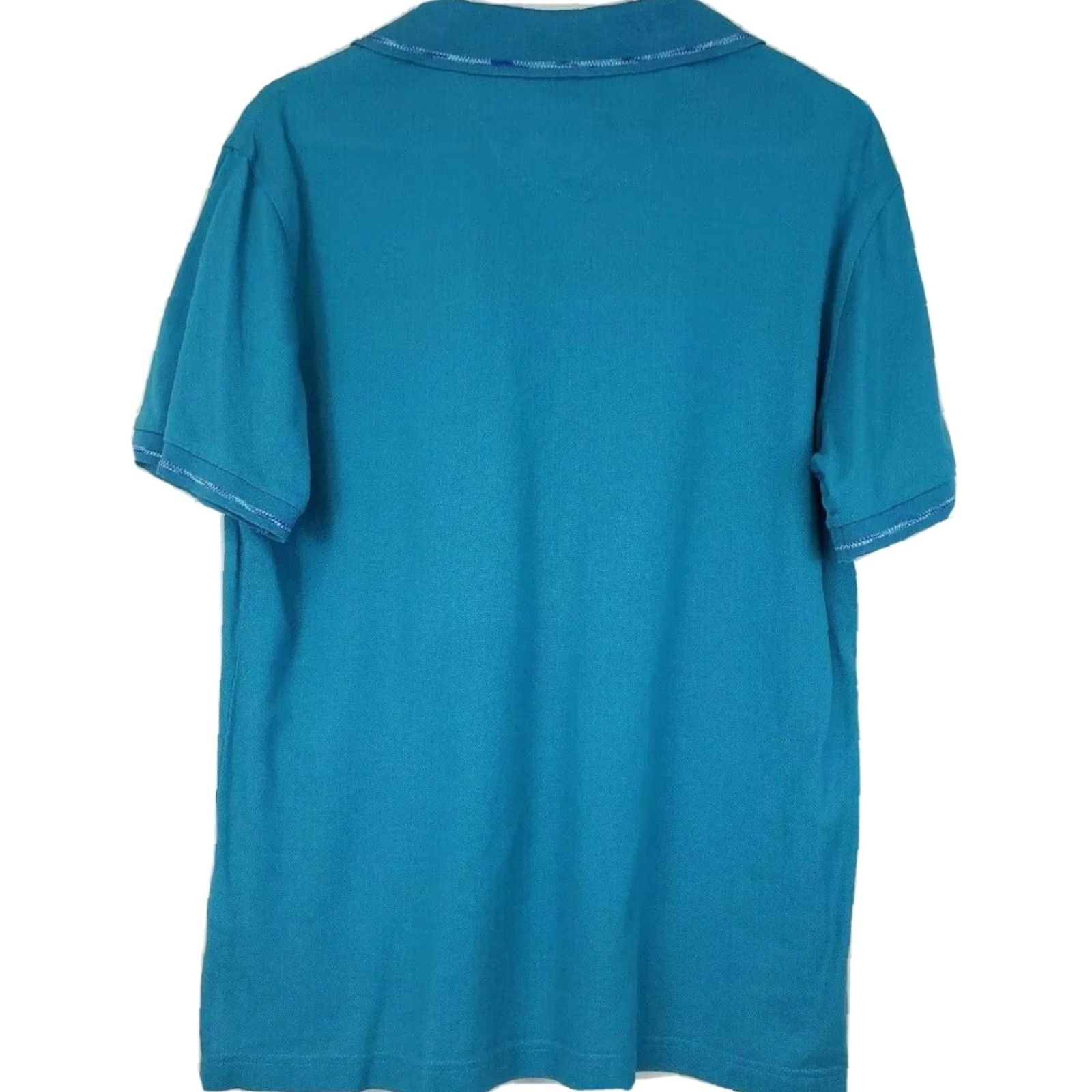 Robert Graham Robert Graham Polo Shirt Adult Medium Blue Knit Cotton Short Sleeve Button Logo Mens M Size US M / EU 48-50 / 2 - 2 Thumbnail