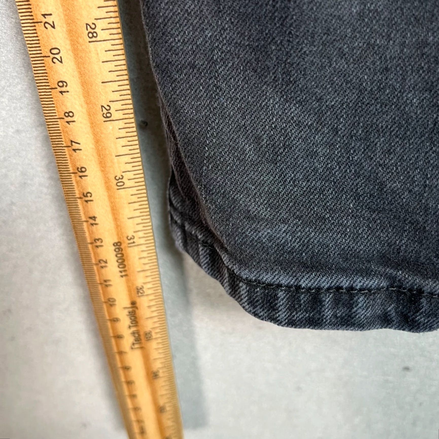Vintage Carré Mens Slim Fit Size 30 Black Distressed Skinny Jeans Cotton Denim 5-Pocket Size US 30 / EU 46 - 7 Thumbnail