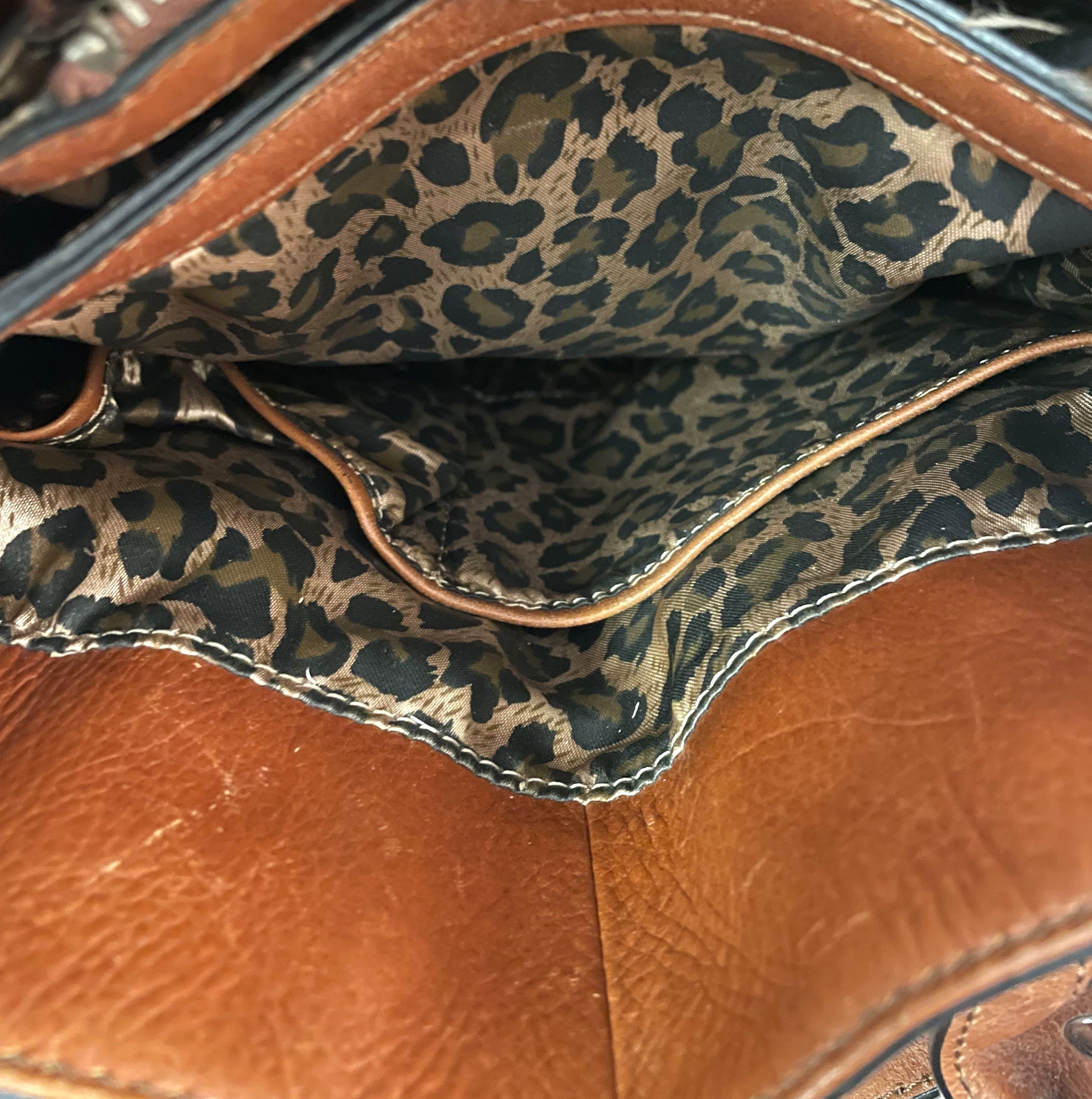 Other Karen Millen Vintage Caramel Leather Satchel Bag Size ONE SIZE - 7 Thumbnail