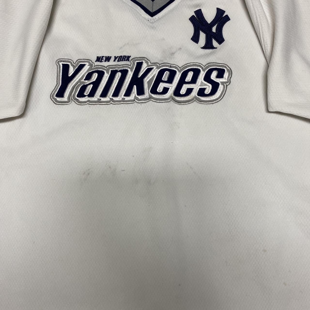 MLB Vintage New York Yankees white and navy baseball jersey Size US L / EU 52-54 / 3 - 3 Thumbnail