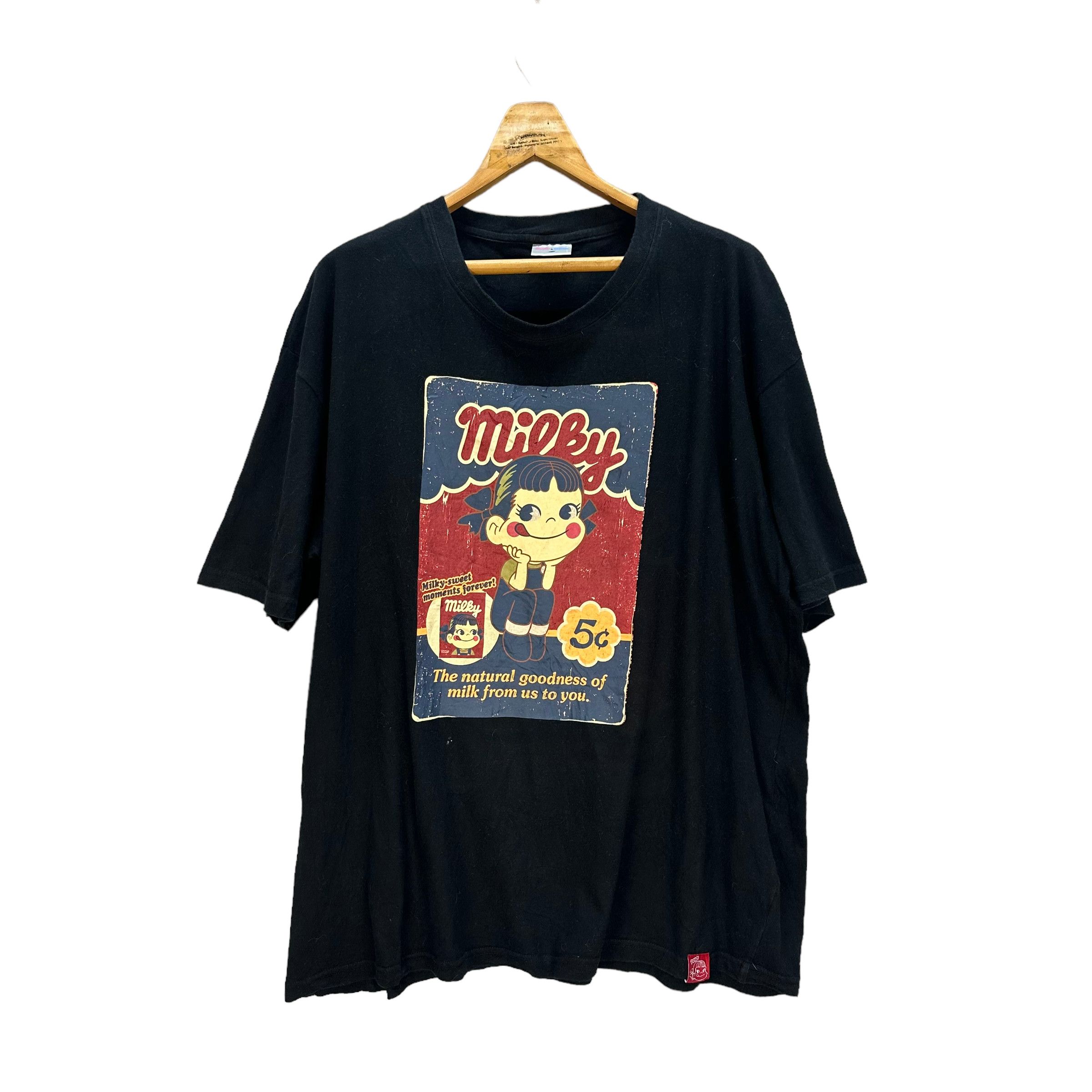 Japanese Brand MILKY PEKO & POKO GRAPHIC TEES #7975-194 Size US XXL / EU 58 / 5 - 1 Thumbnail