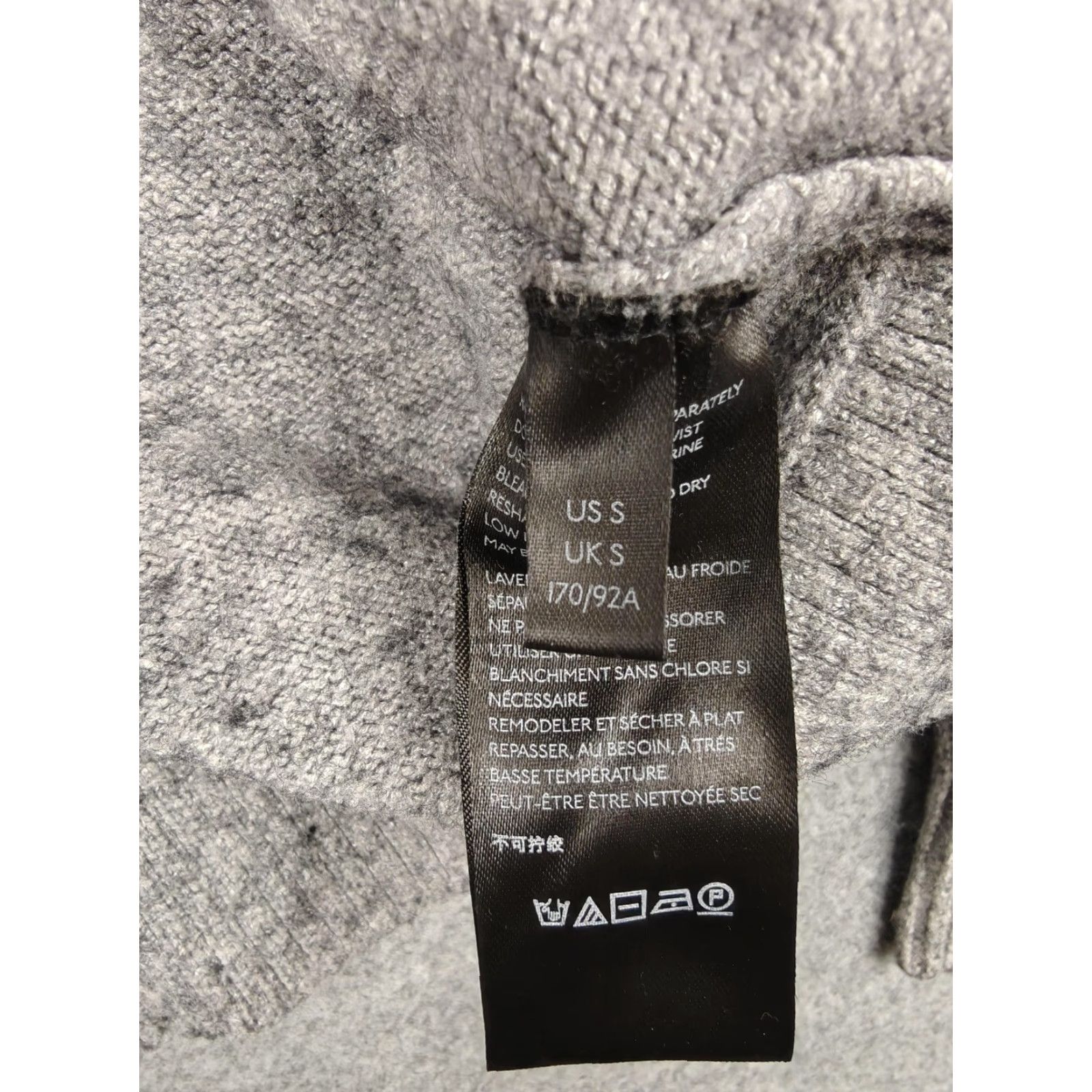 Anthropologie Anthropologie Sweater Womens S Gray Black Colorblock Turtleneck Pullover Size S / US 4 / IT 40 - 4 Thumbnail