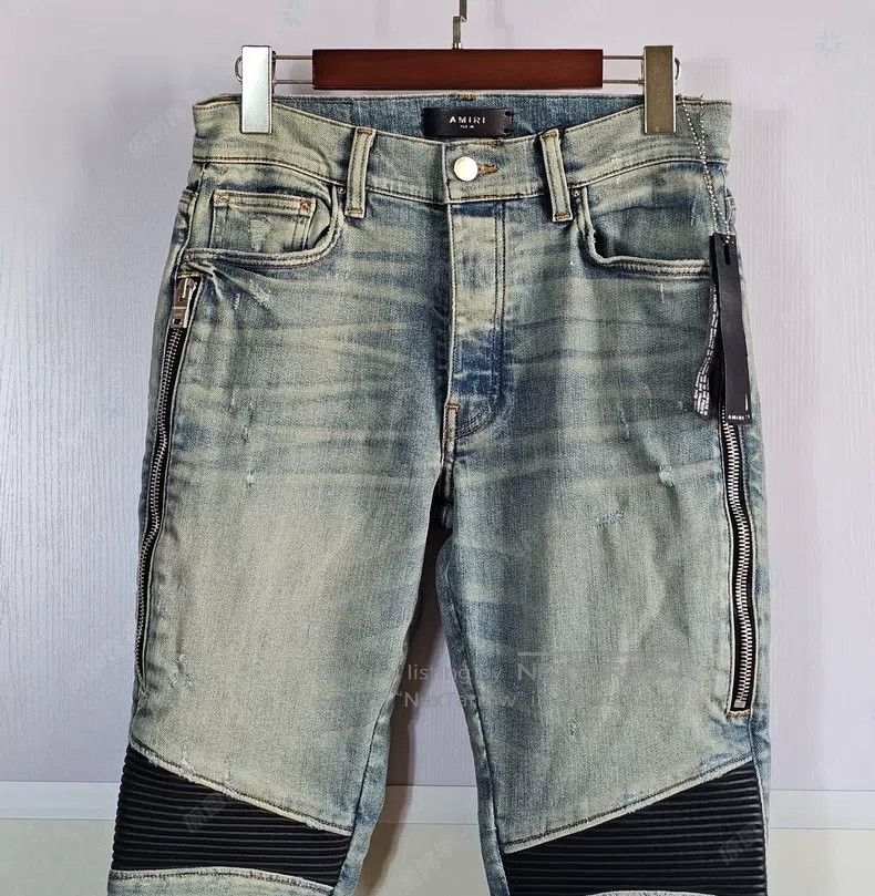 Amiri Amiri Patchwork Denim Pants Size US 30 / EU 46 - 2 Thumbnail