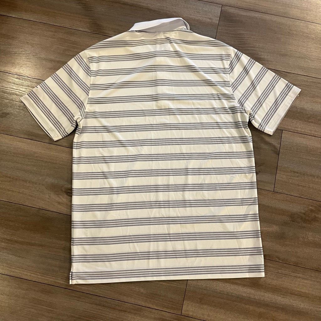 Nike Nike Golf Black Stripe Athletic Casual Polo Men Medium Bin N Size US M / EU 48-50 / 2 - 6 Thumbnail