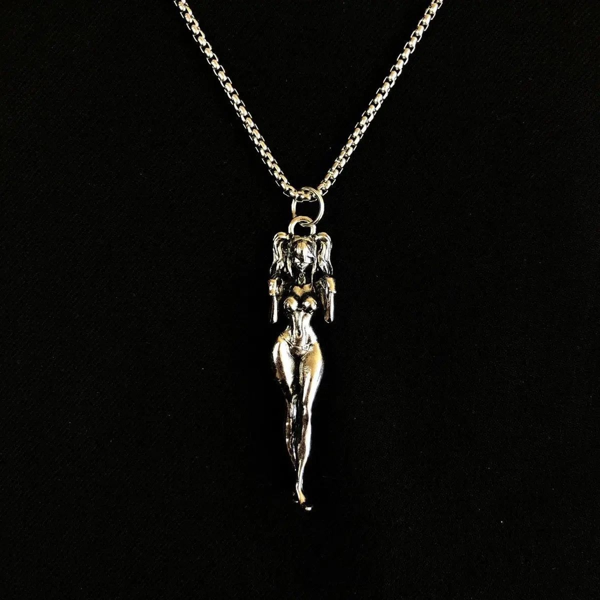 Jewelry Punk Necklace Gothic Chain Size ONE SIZE - 3 Thumbnail