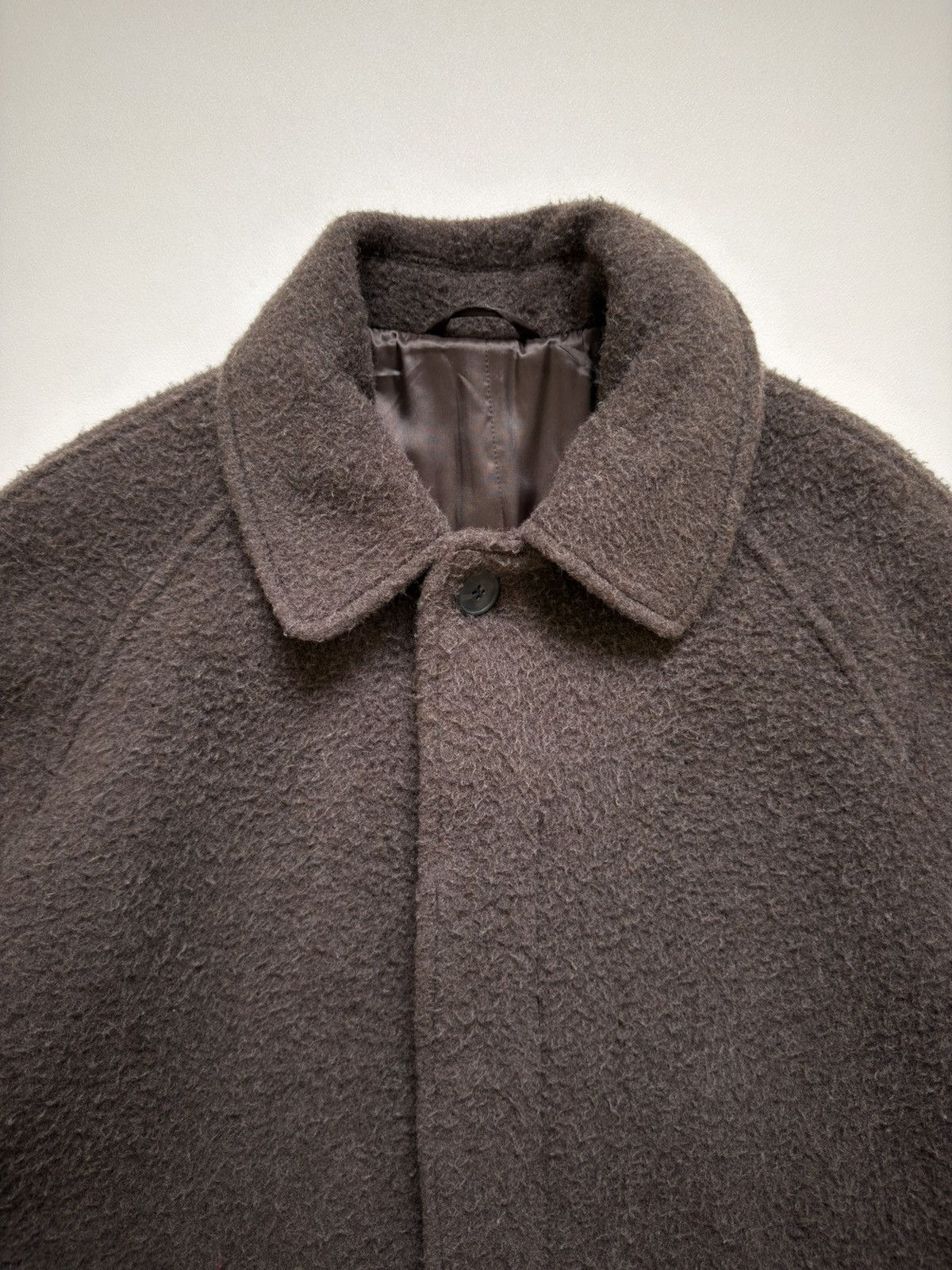 Mfpen Brushed Brown Wool Boxy Over Coat Size US M / EU 48-50 / 2 - 5 Thumbnail