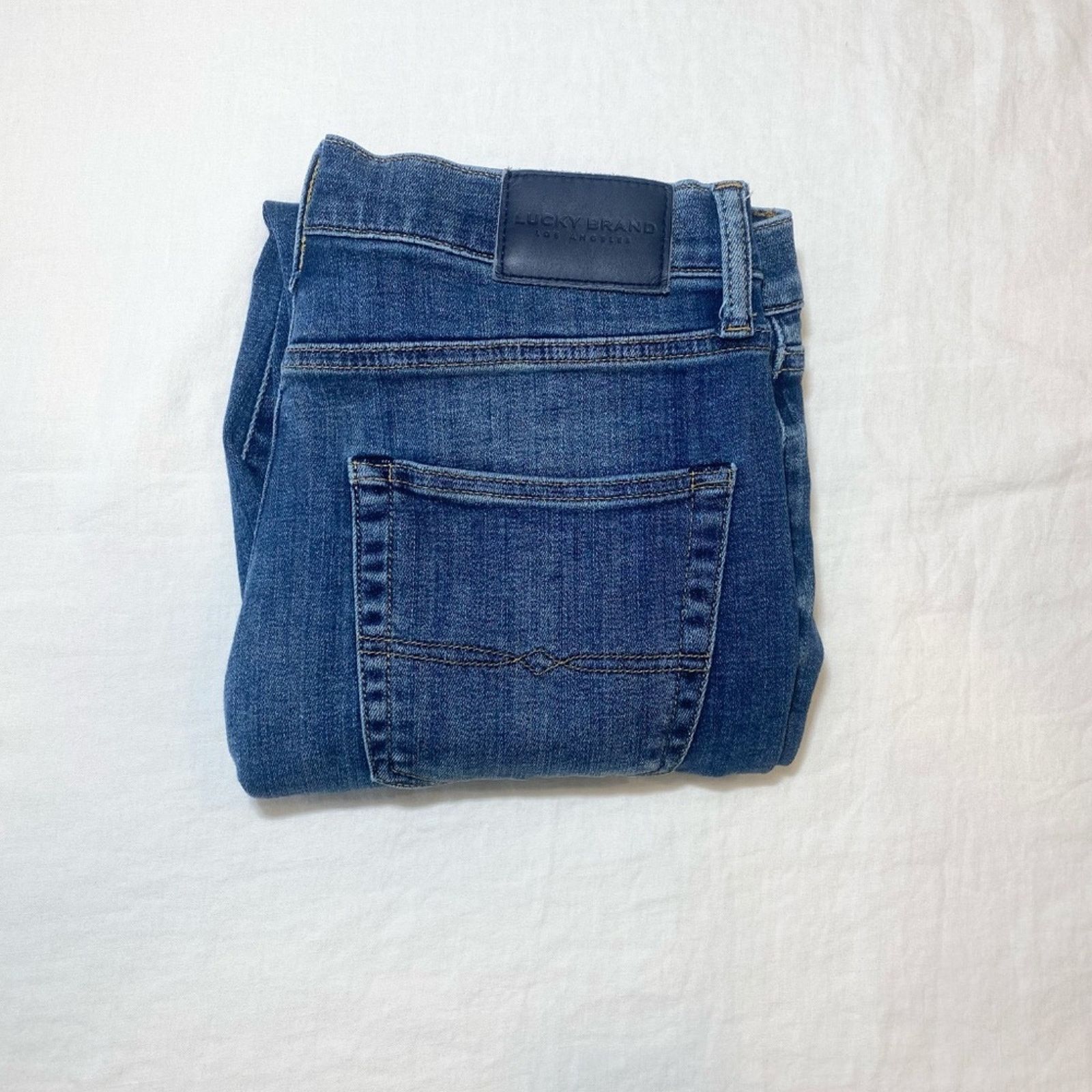 Lucky Brand Lucky Brand Men's 410 Athletic Slim Stretch Jeans - 31x32 Size US 31 - 10 Thumbnail