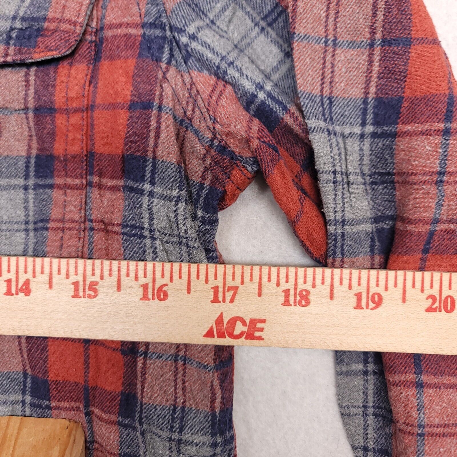 Sonoma Sonoma Tartan Flannel Button Up Shirt Men Size S Orange Gray Size US S / EU 44-46 / 1 - 8 Thumbnail