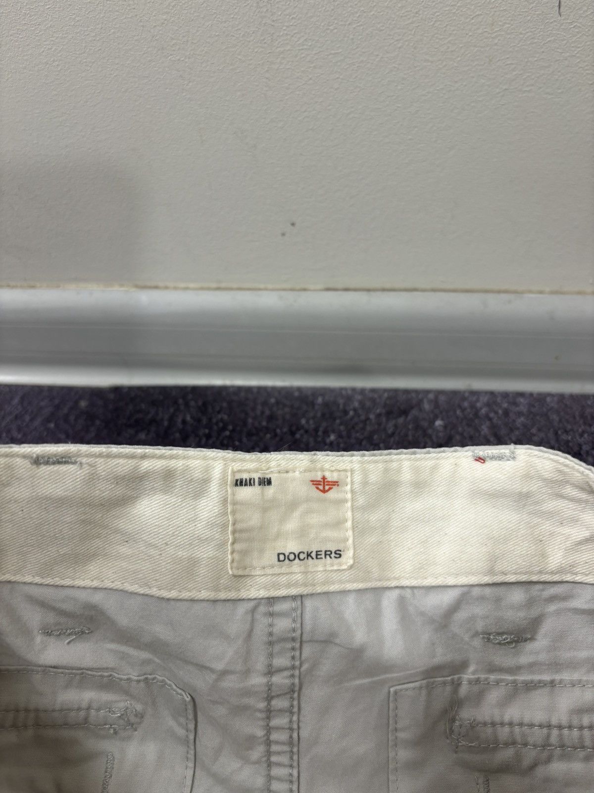 Dockers Vintage Dockers Y2K Men’s Silver Gray Utility Cargo Shorts Size US 33 - 10 Thumbnail