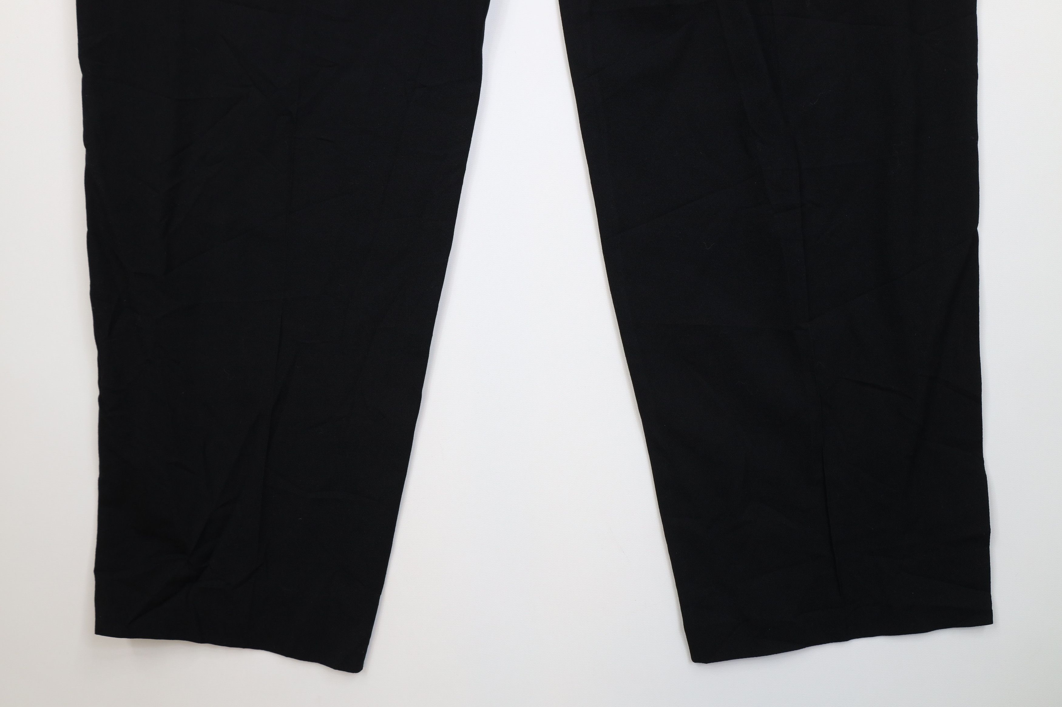 Vintage Vintage 50s Streetwear Rayon Gabardine Tuxedo Pants Black Size US 44 / EU 60 - 11 Thumbnail