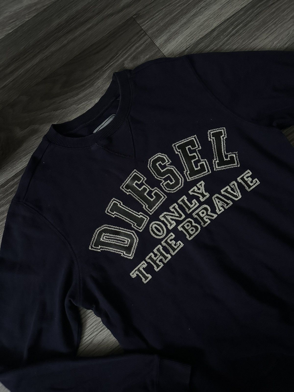 Diesel Diesel Vintage Blue Big Logo y2k sweatshirt hype Size US S / EU 44-46 / 1 - 3 Thumbnail