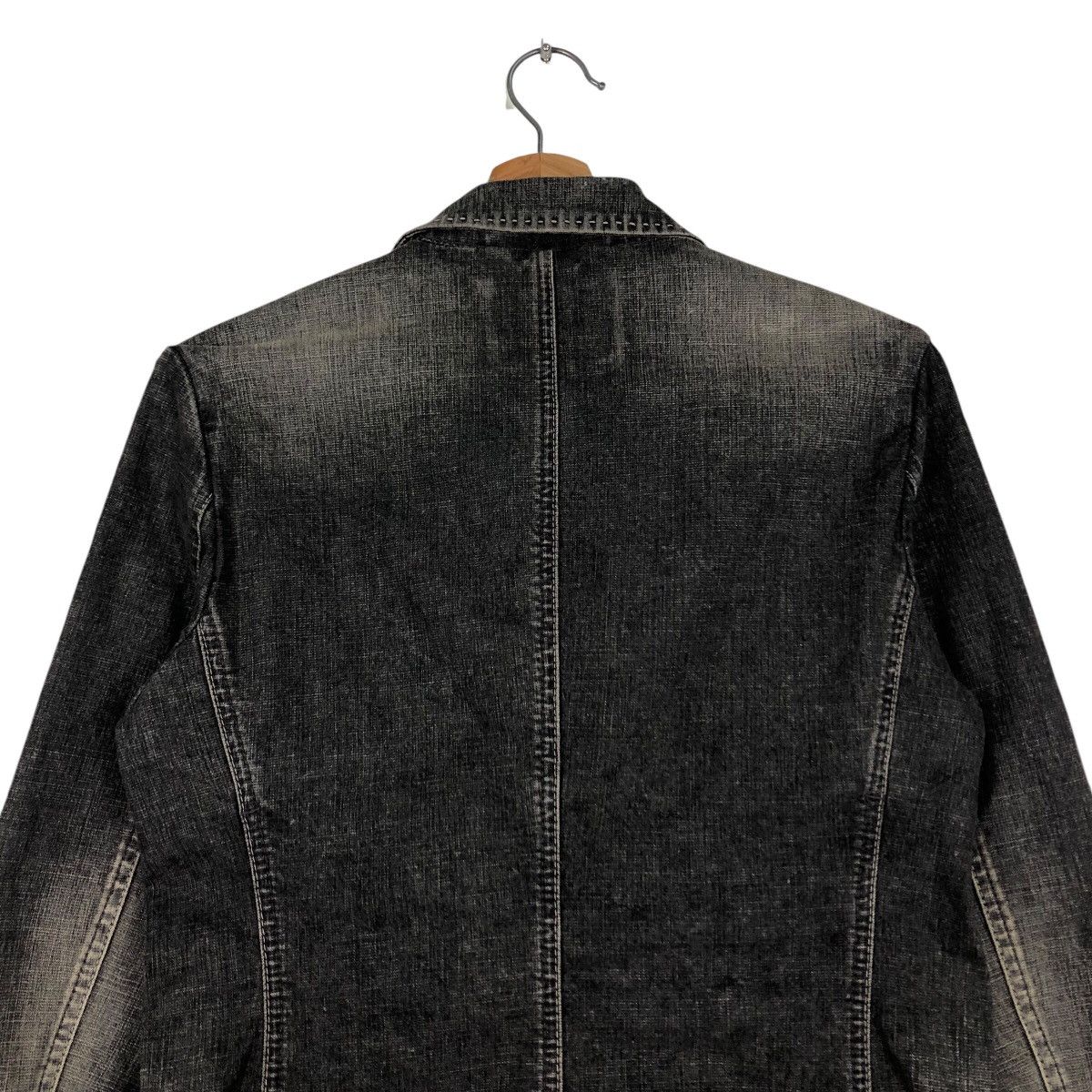 Marithe + Francois Girbaud 📌Cropped Chore Biker Jacket Denim Marithe Francois Girbaud Size US M / EU 48-50 / 2 - 10 Thumbnail