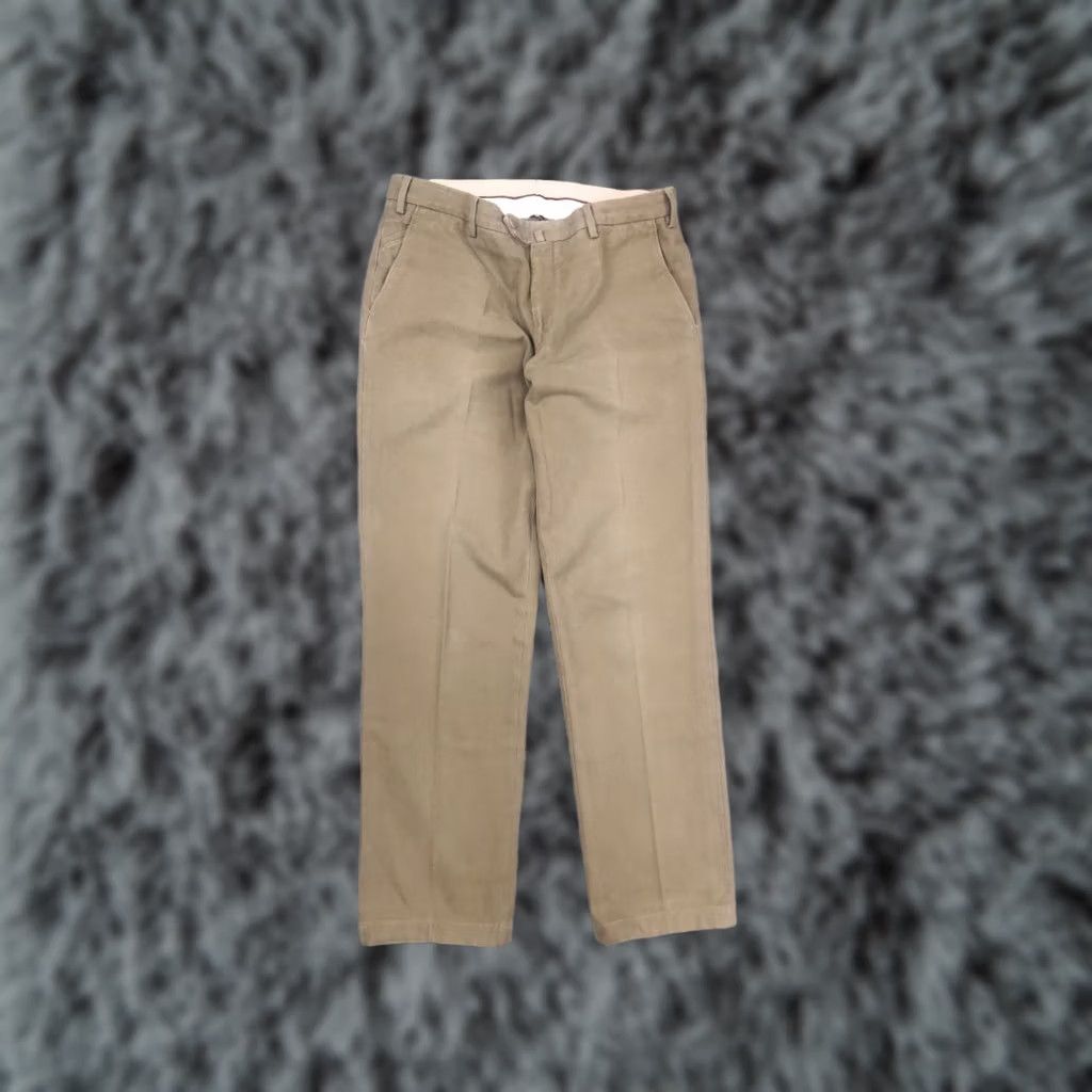 Loro Piana Loro Piana Italy Design Comfort Fit Classic casual beige Cotton Pants Shirt Size US 34 / EU 50 - 1 Thumbnail