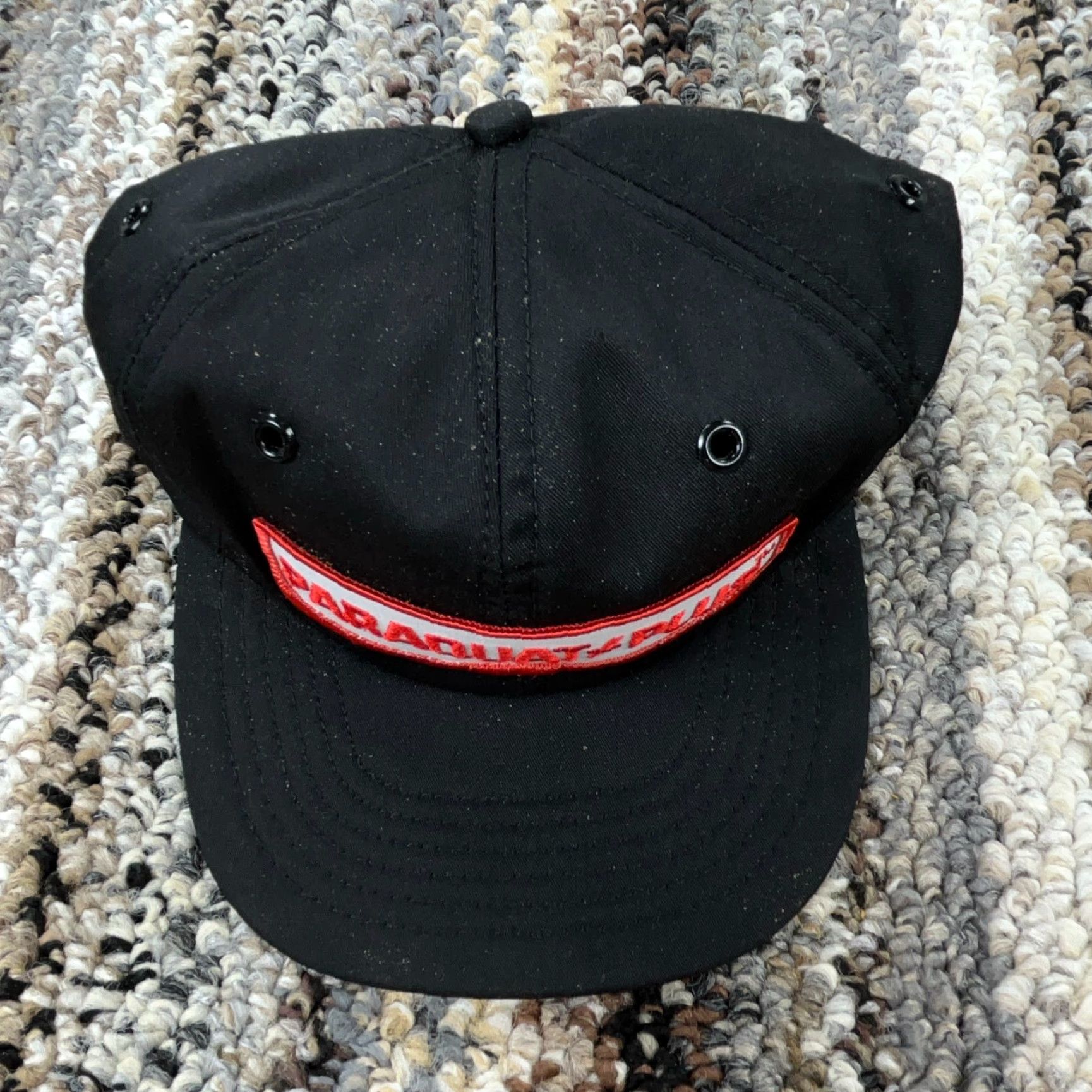 Vintage VINTAGE Farming Trucker Hat Cap Snap Back Black Seed Patch 80s 90s USA Made L Mens Adjustable Twill Hat Size ONE SIZE - 3 Thumbnail