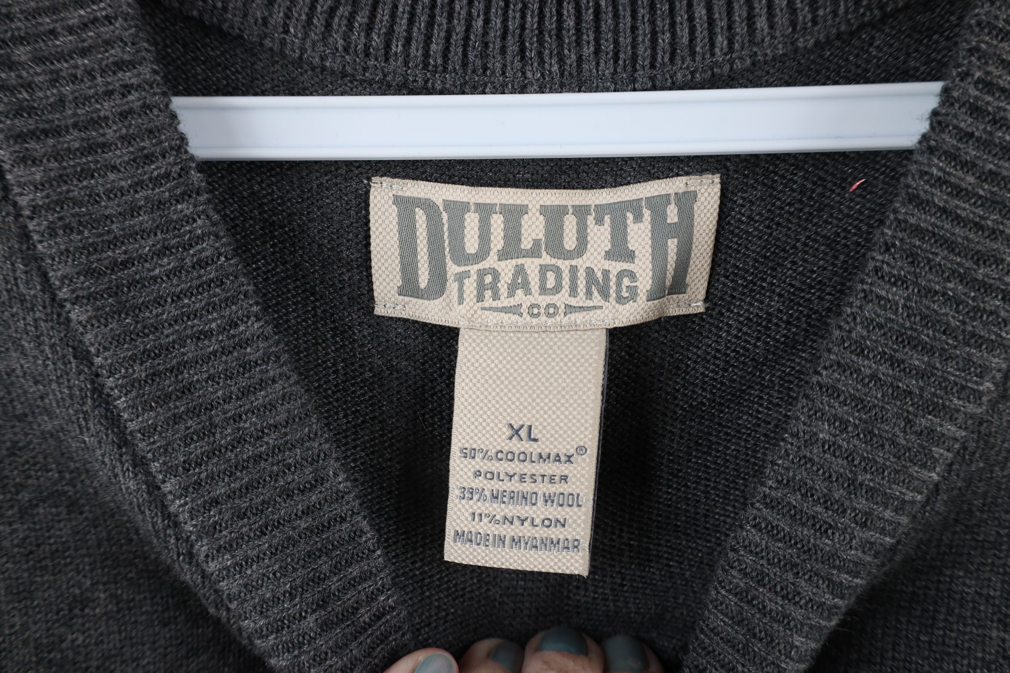 Duluth Trading Company × Vintage Duluth Trading Co Ribbed Knit Coolerino Merino Wool Sweater Size US XL / EU 56 / 4 - 4 Thumbnail