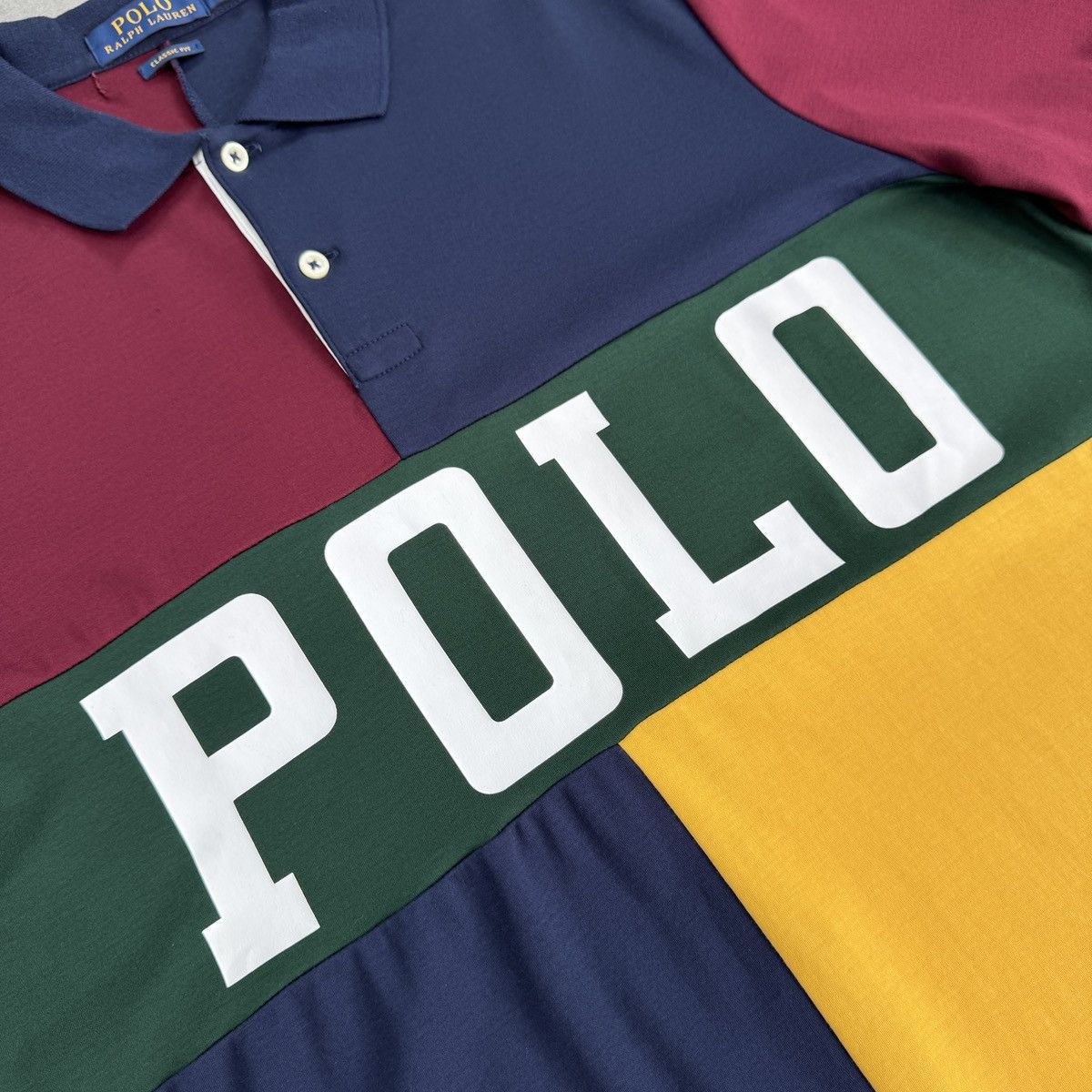 Polo Ralph Lauren Polo Ralph Lauren Multicolor Big Logo Polo Shirt Men Size M Size US M / EU 48-50 / 2 - 8 Thumbnail