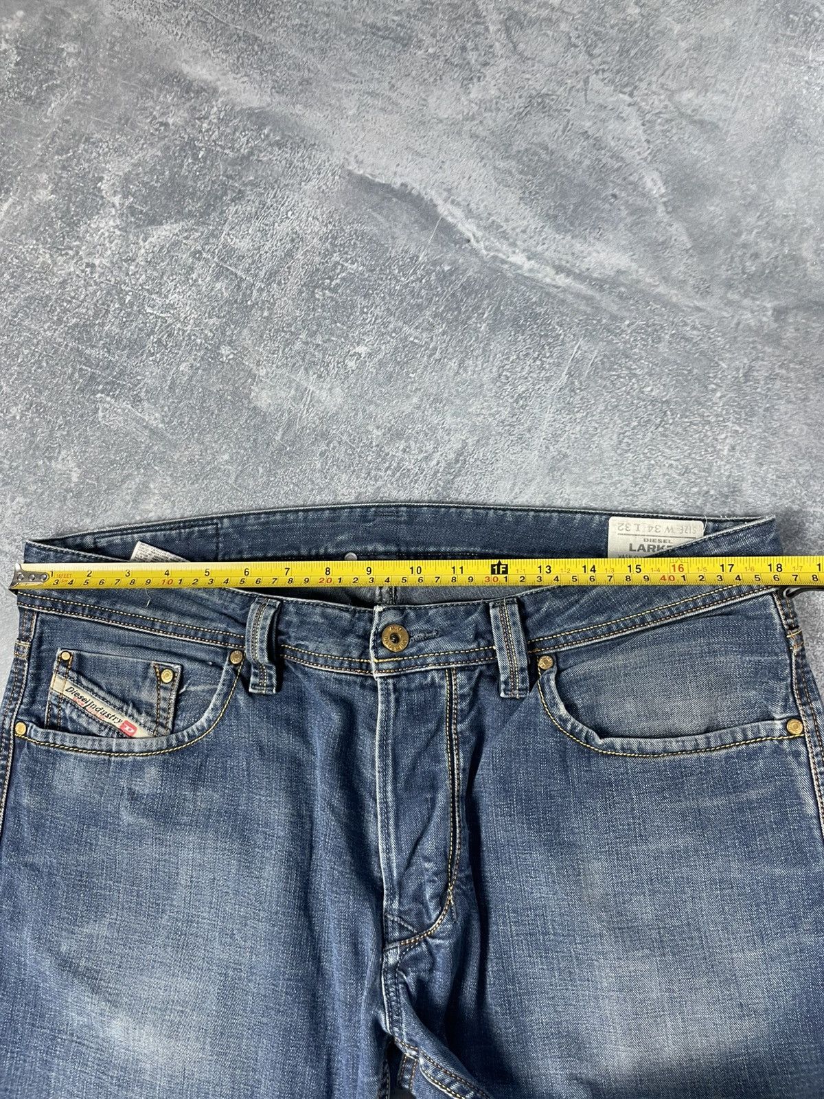 Diesel Crazy baggy Diesel Larkee denim jeans washed Size US 34 / EU 50 - 11 Thumbnail