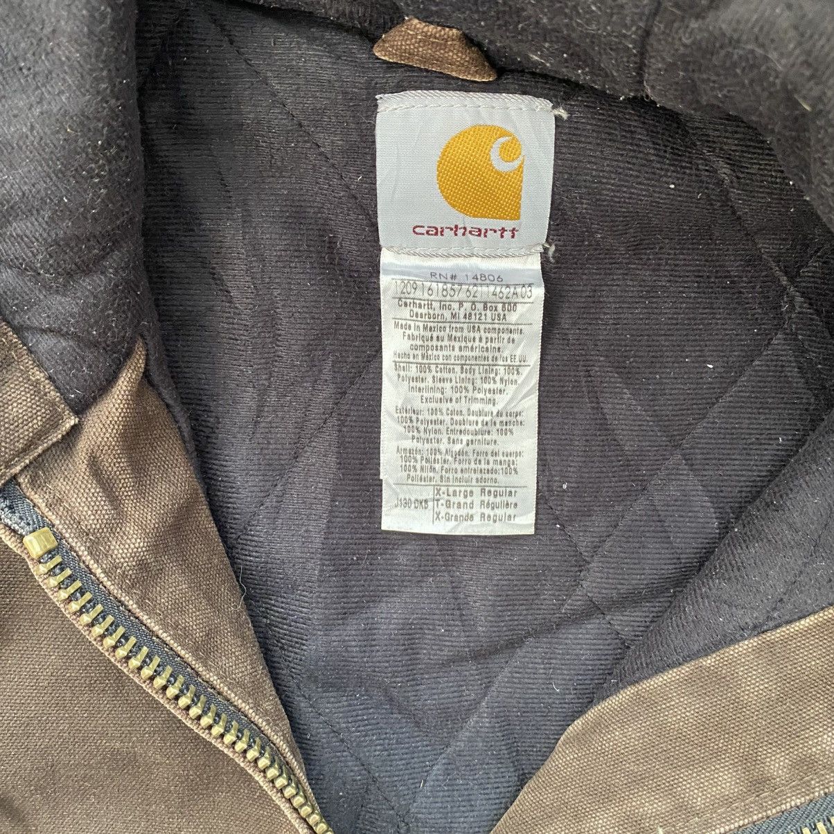 Carhartt Vintage Carhartt Brown Active Hooded Jacket Size US XL / EU 56 / 4 - 4 Thumbnail