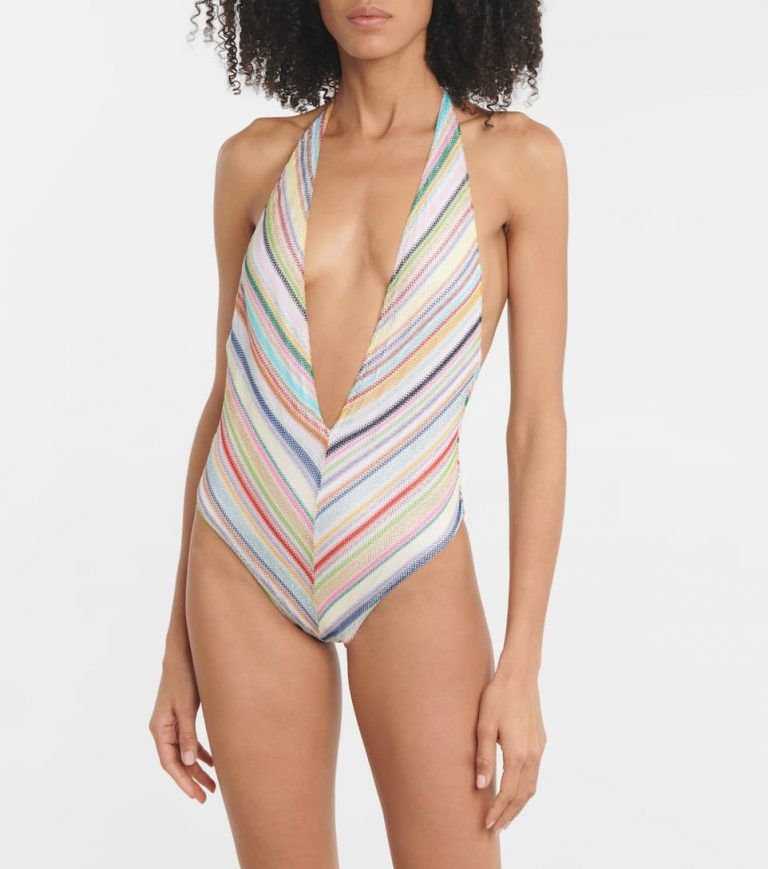 Missoni o1mle0824 One-Piece Swimsuit in Multicolor Size M / US 6-8 / IT 42-44 - 2 Thumbnail