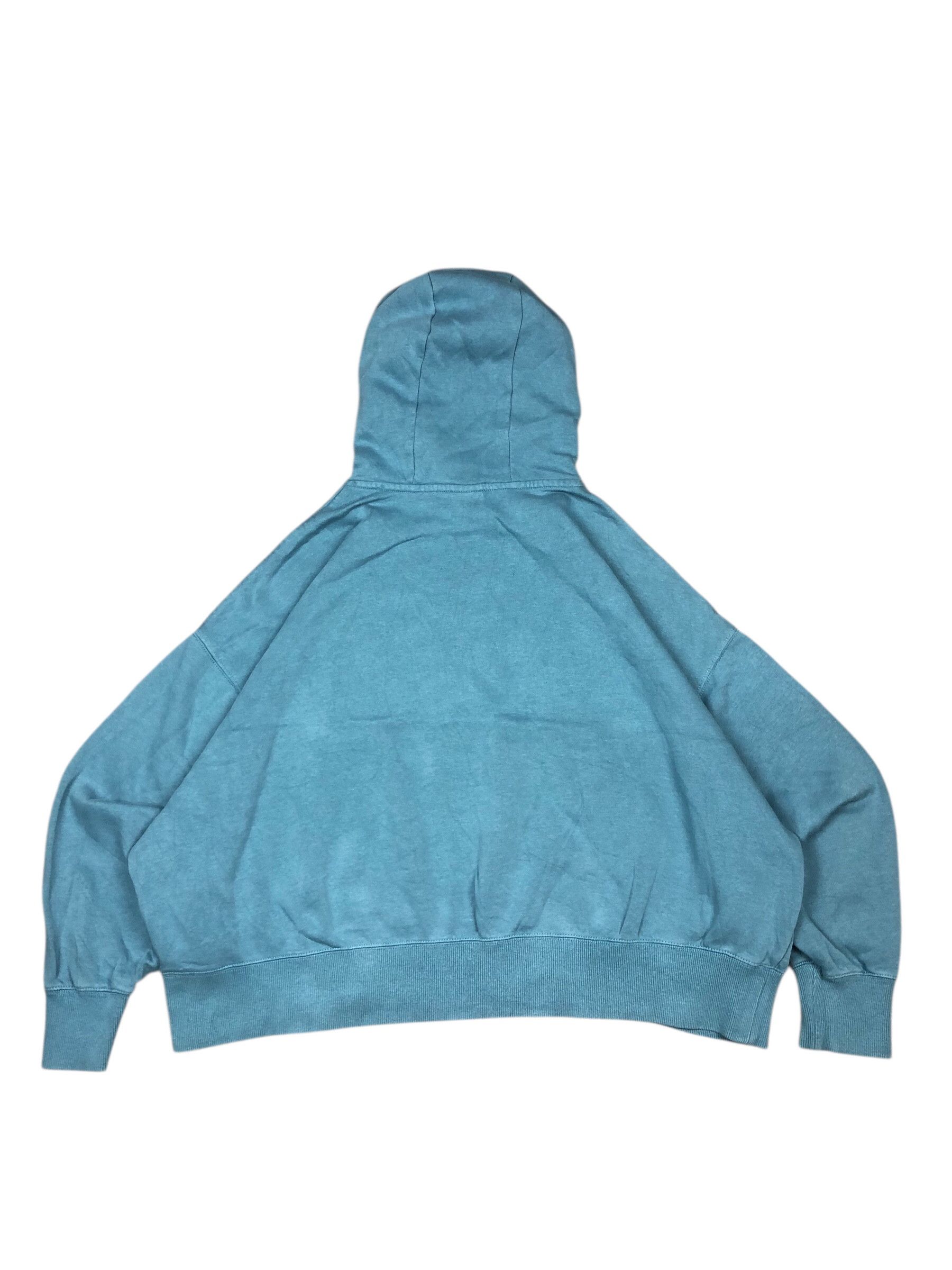 Nike Vintage Nike Center Check Cropped Pullover Hoodies Size L / US 10 / IT 46 - 2 Thumbnail