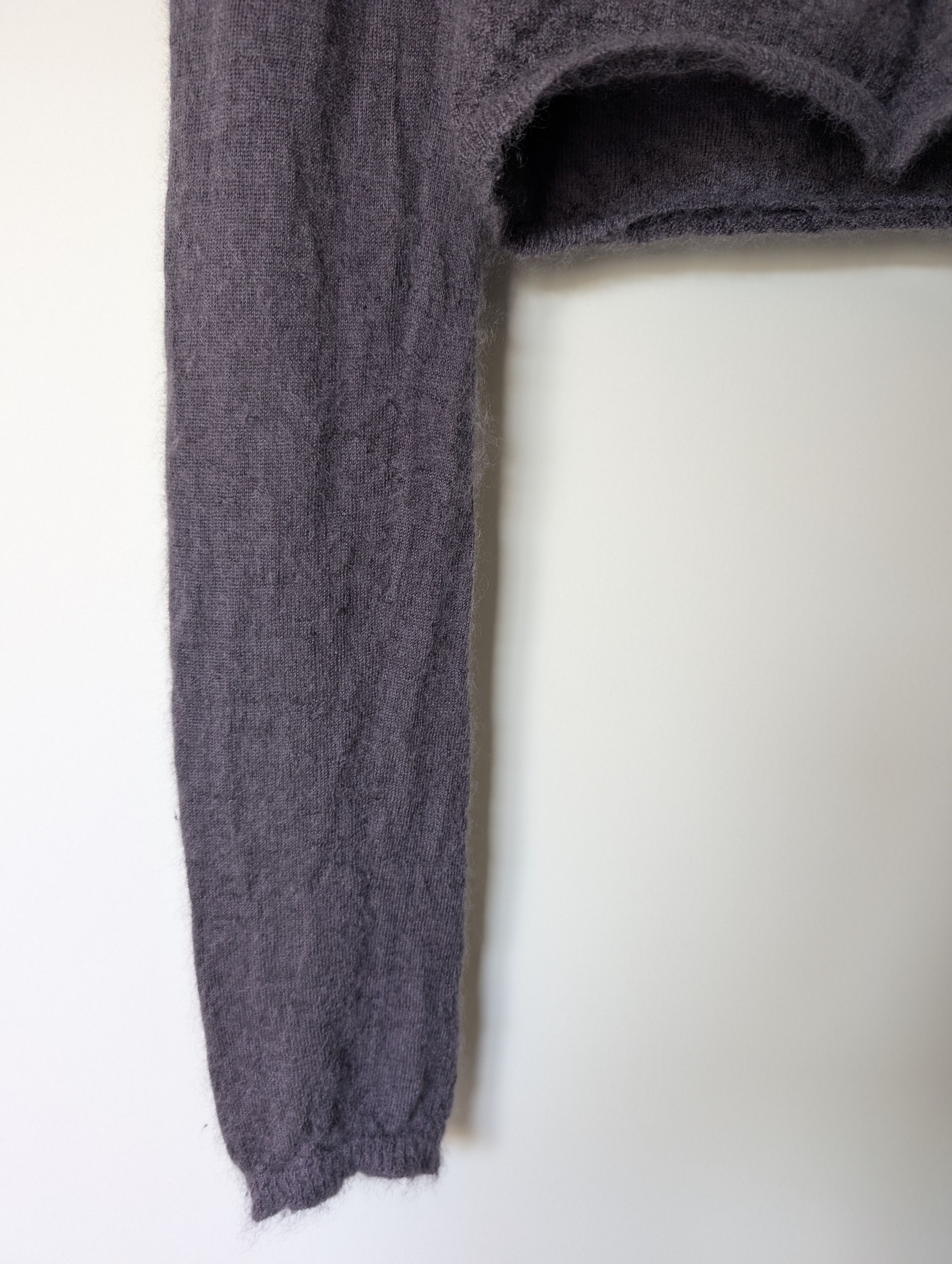 Rick Owens FW21 Runway Column Knit Eggplant Size M / US 6-8 / IT 42-44 - 7 Thumbnail