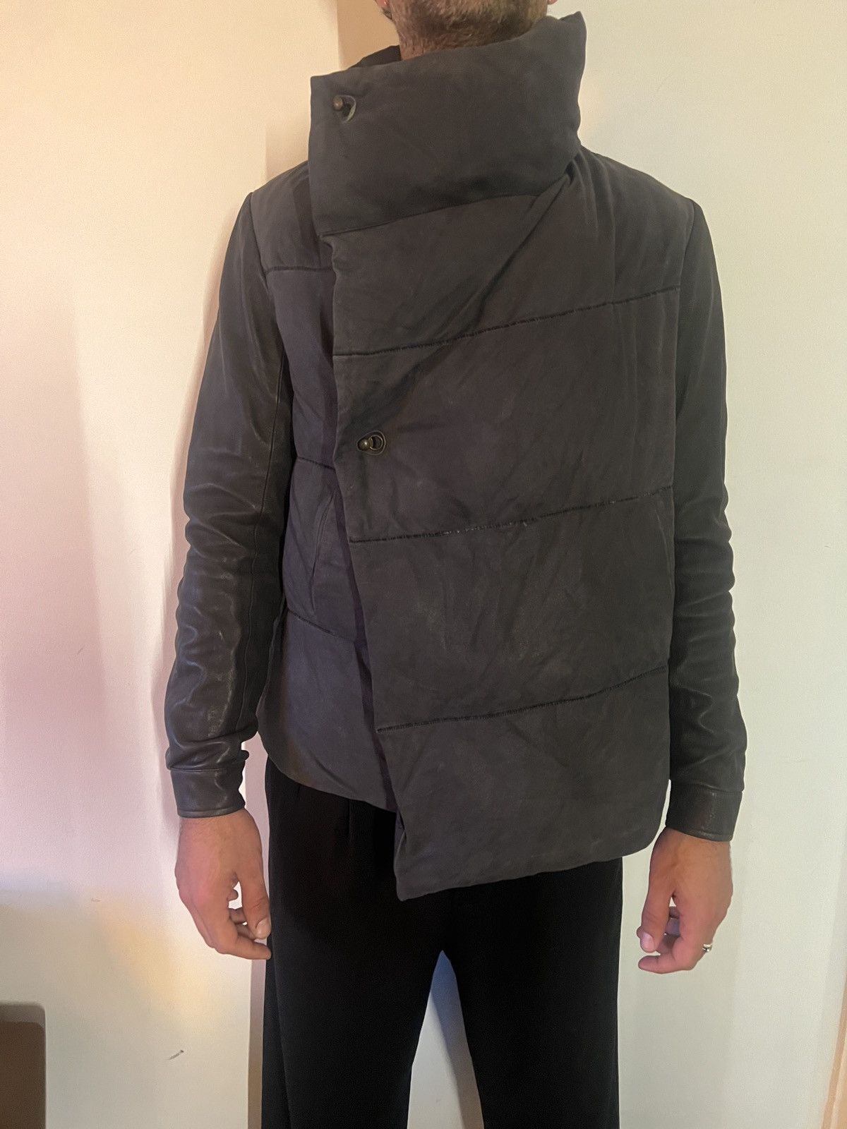 Isaac Sellam Experience Isaac Sellam experience puffer jacket with leather sleeves Size US L / EU 52-54 / 3 - 1 Thumbnail