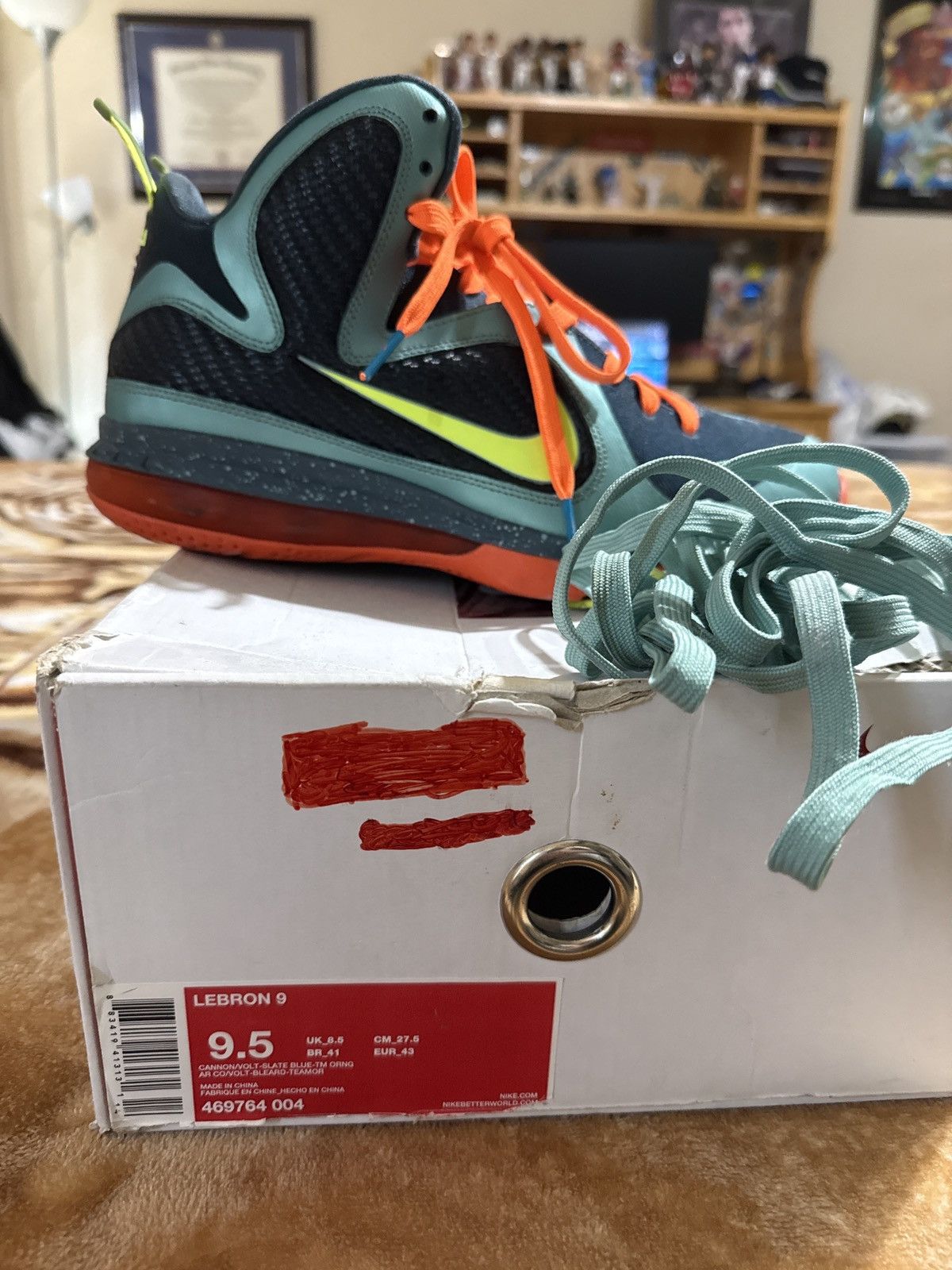 Nike NIKE LEBRON 9 CANNON OG Size US 9 / EU 42 - 6 Thumbnail