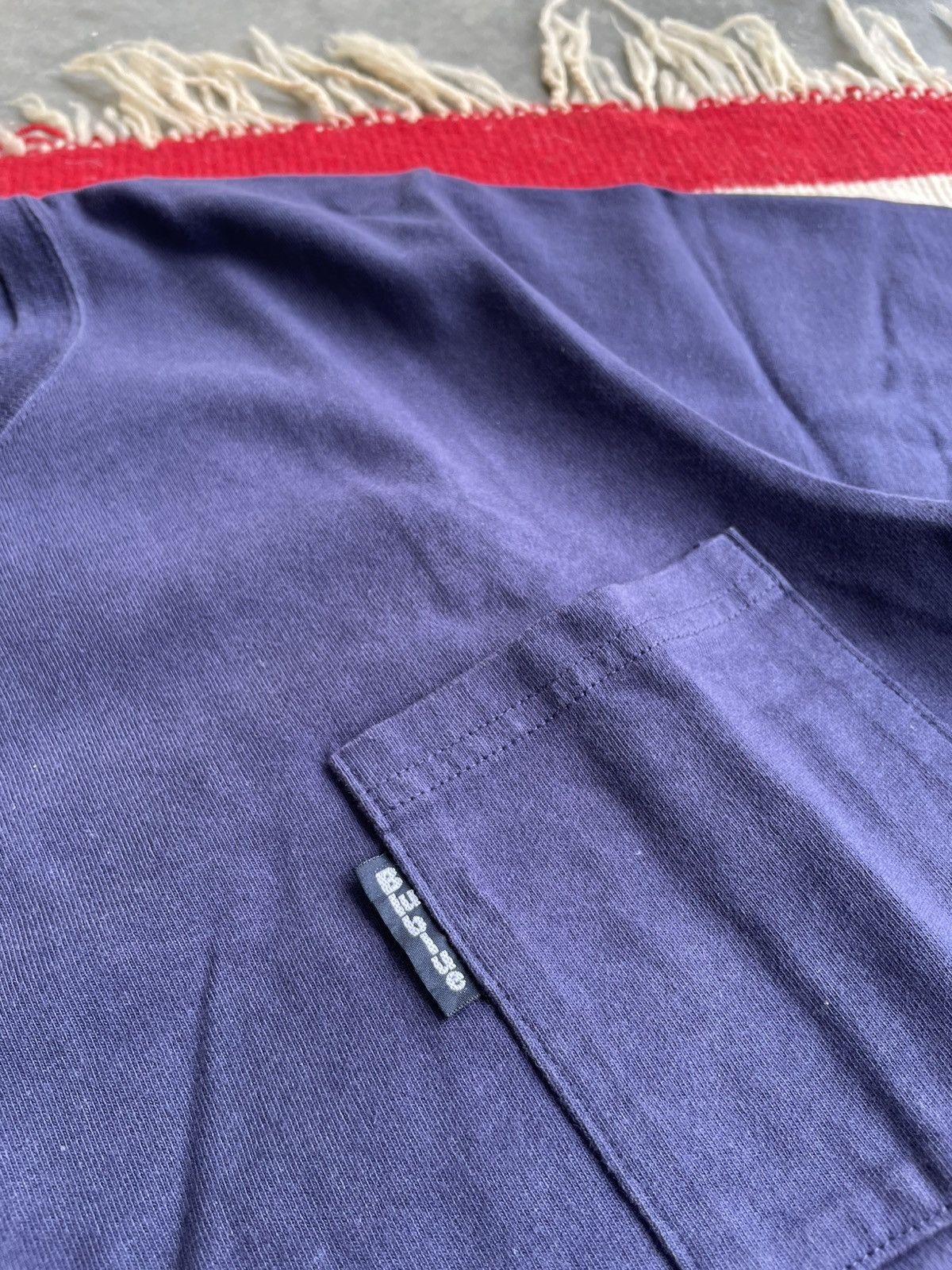HOLLYWOOD RANCH MARKET × Japanese Brand Blue Blue Indigo Pocket tee Size US M / EU 48-50 / 2 - 5 Thumbnail