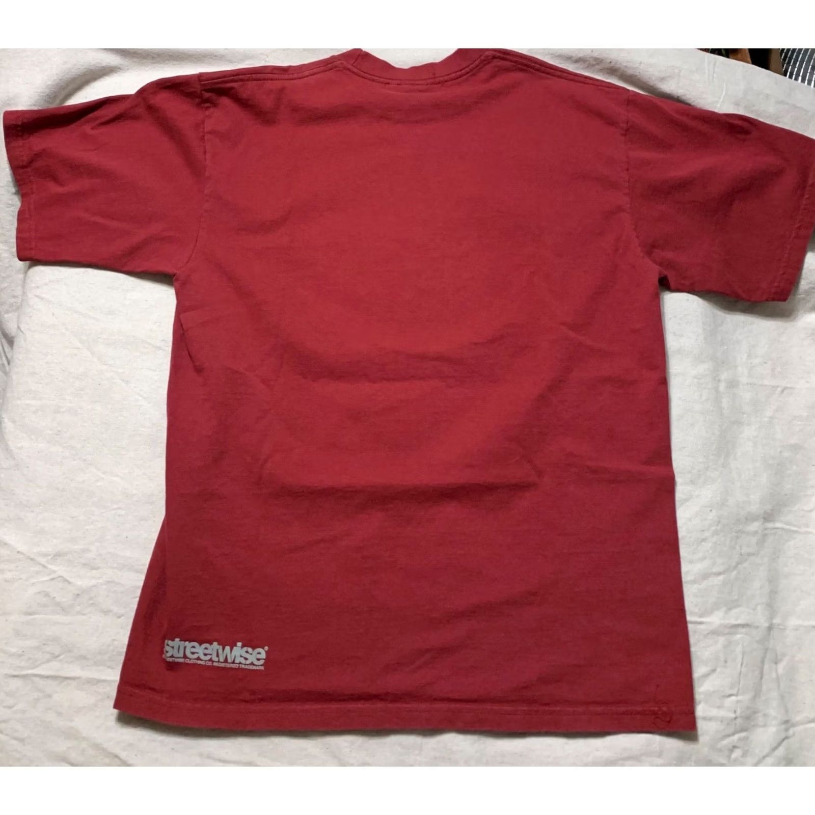 Bicycle STREETWISE Shirt Mens L Maroon Graffiti Bicycle Streetwear T-shirt Size US L / EU 52-54 / 3 - 5 Thumbnail