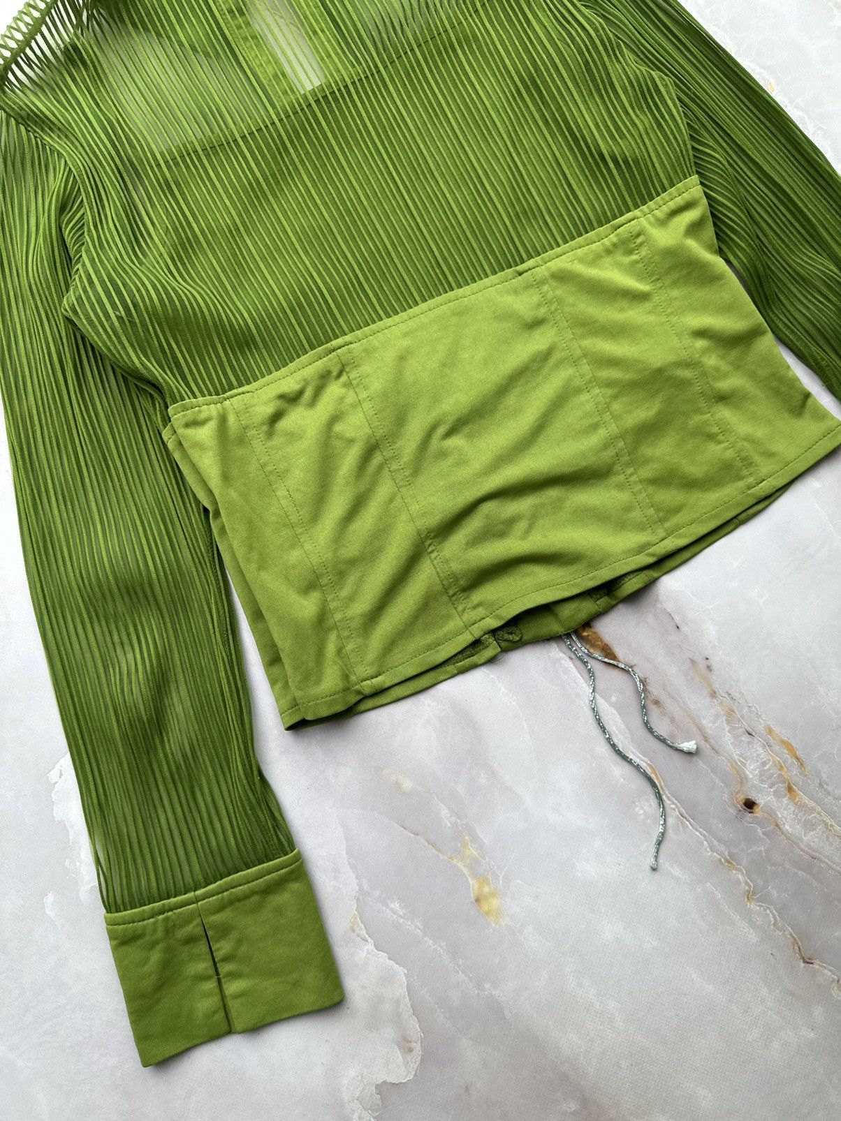 Japanese Brand Vintage Mesh Blouse Size L / US 10 / IT 46 - 11 Thumbnail