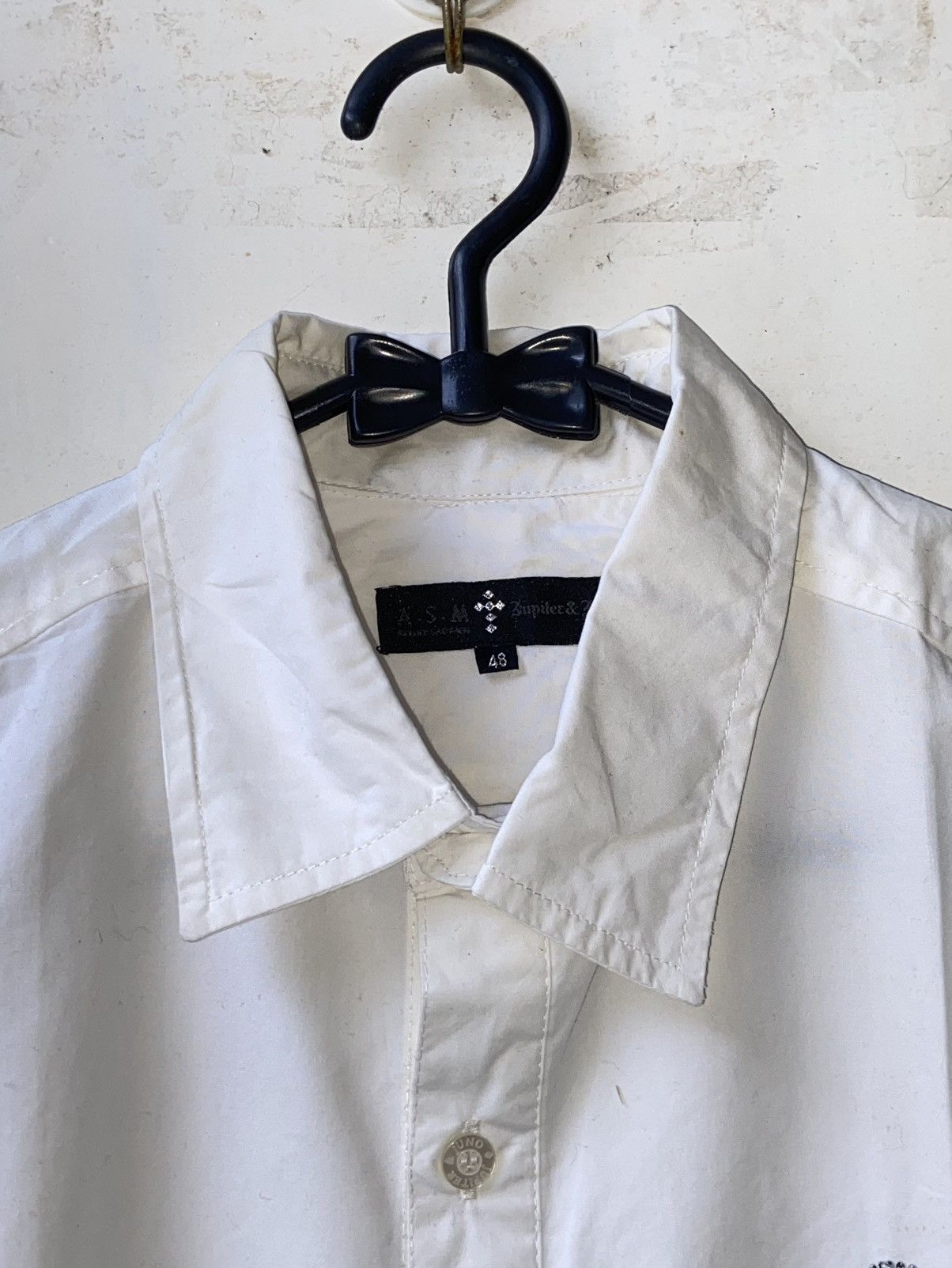 Mastermind Japan MASTEMIND A.S.M White Shirt Size US M / EU 48-50 / 2 - 14 Thumbnail