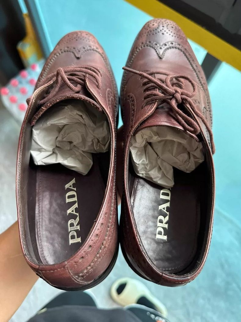 Prada Thicksoled Men's Prada Dress Shoes-2506 Size US 9 / EU 42 - 4 Thumbnail
