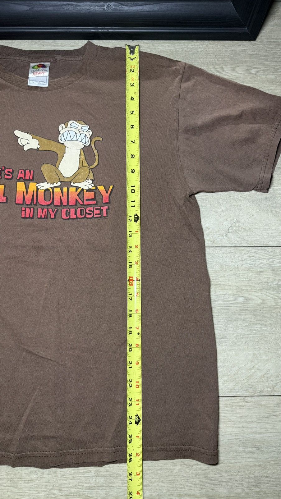 Anvil Y2K 2000s Family Guy “There’s An Evil Monkey In My Closet” Size US L / EU 52-54 / 3 - 4 Thumbnail