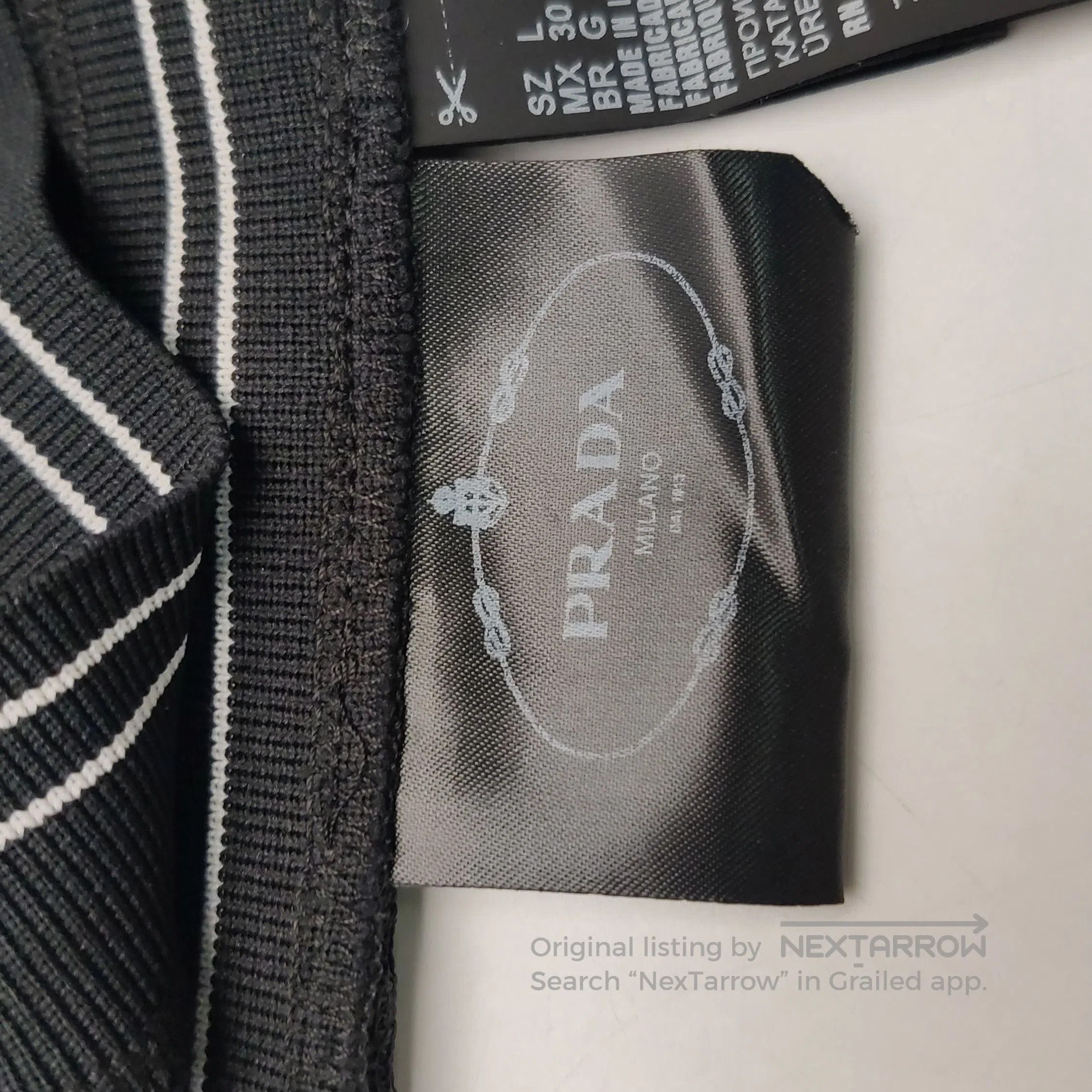 Prada Prada Sleeveless Mesh Polo Shirt with Logo . Size L / US 10 / IT 46 - 9 Thumbnail