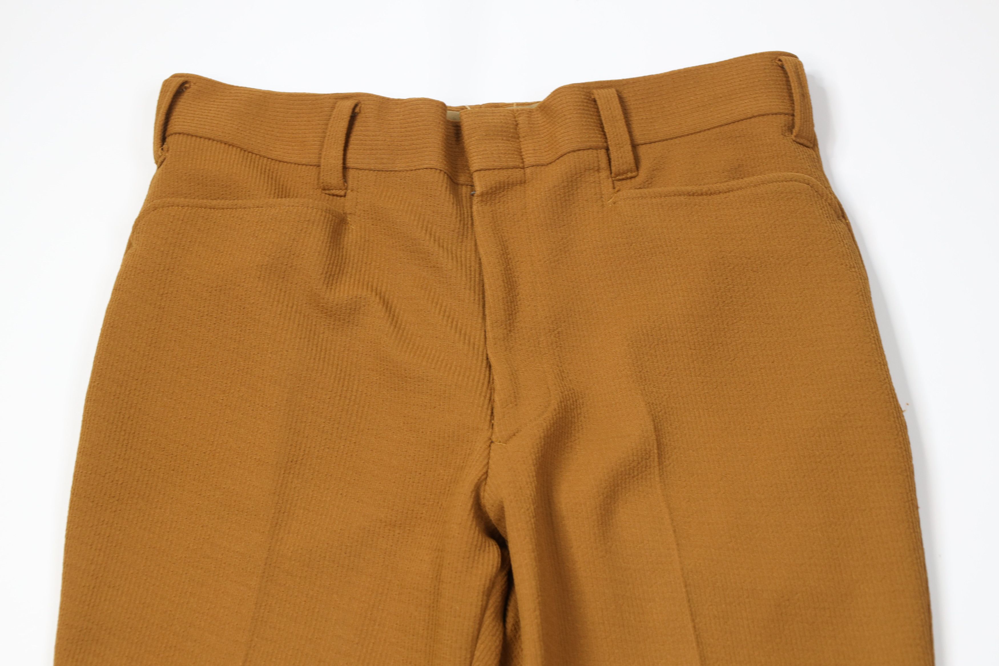 Vintage Vintage 70s Streetwear Ribbed Double Knit Bell Bottoms Pants Size US 34 / EU 50 - 2 Thumbnail