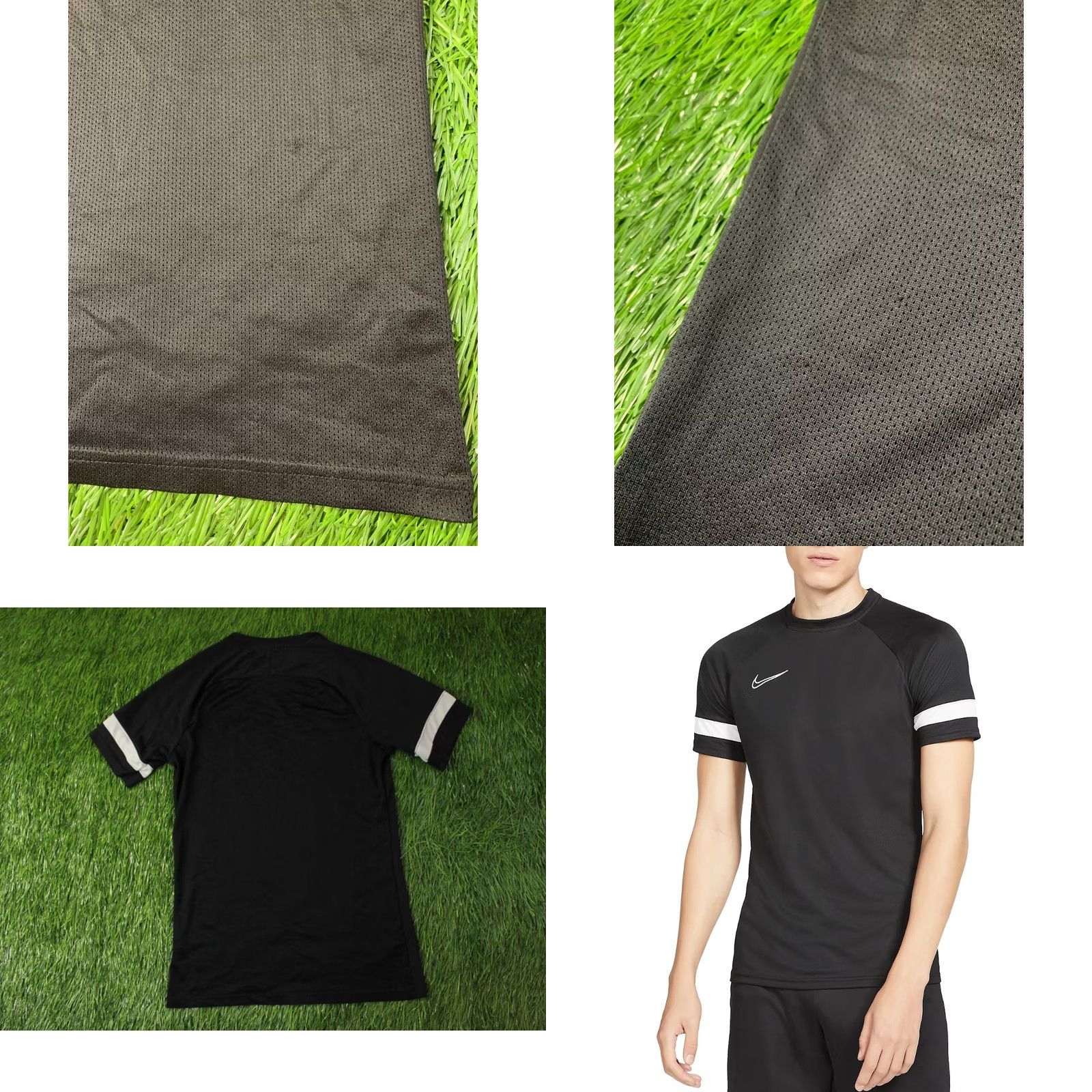 Nike Nike Academy Dri-Fit Original 2021 Men Football Shirt Jersey Tee Size S Black and White Nike Dri-FIT 2021 Mens Football Shirt Size US S / EU 44-46 / 1 - 8 Thumbnail