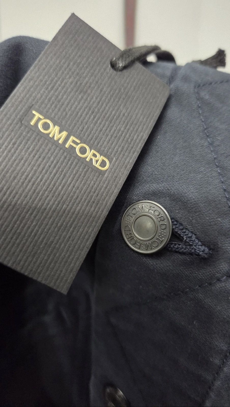 Tom Ford Tom Ford Moleskin Jacket Navy Blue Medium Size US M / EU 48-50 / 2 - 6 Thumbnail