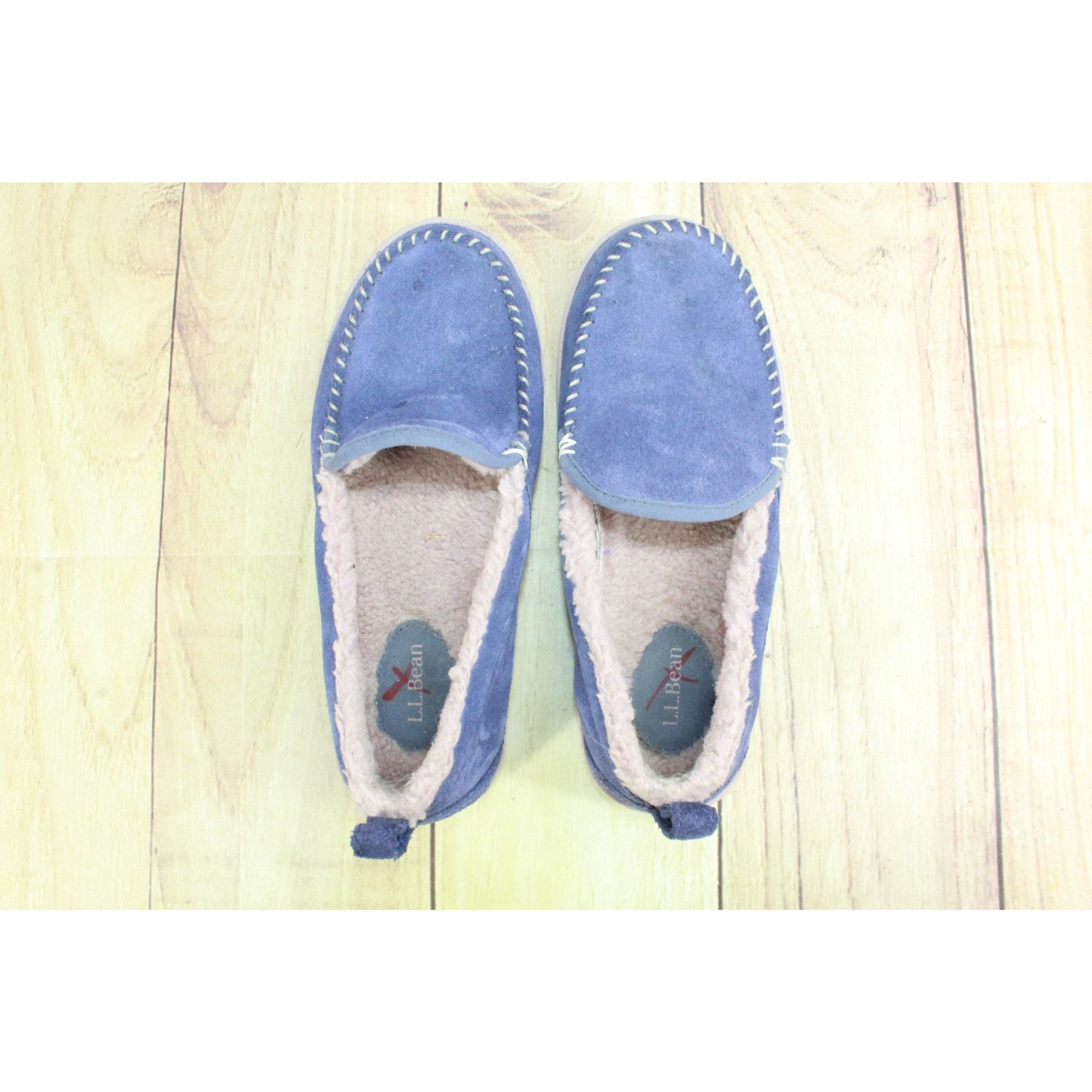 L.L. Bean LL Bean Purple Fleece Lined Mountain Moccasins Size US 8 / IT 38 - 7 Thumbnail