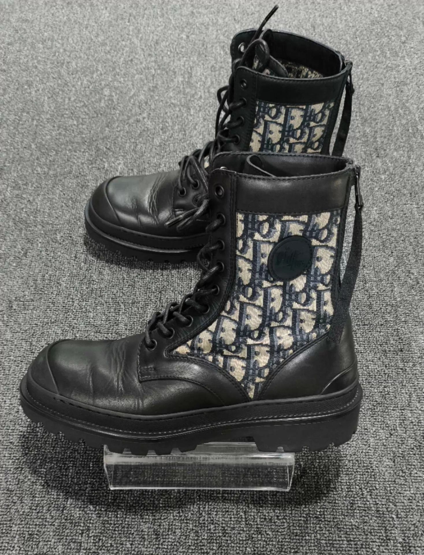 Dior Dior Oblique Print Martin Boots 39 99 New Size US 8.5 / IT 38.5 - 4 Thumbnail