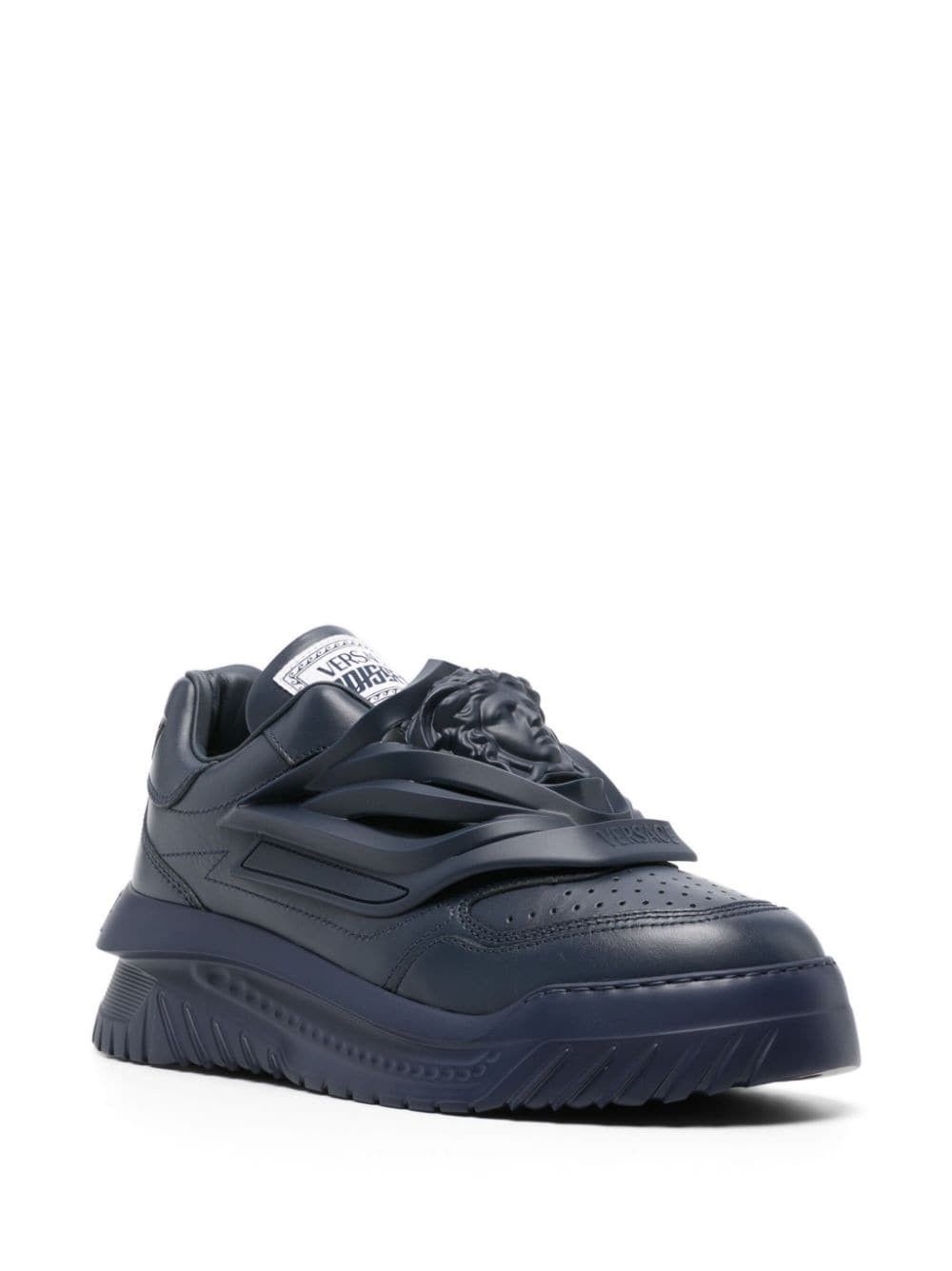 image of Versace Odissea Low-Top Sneakers In Black, Men's (Size 12)