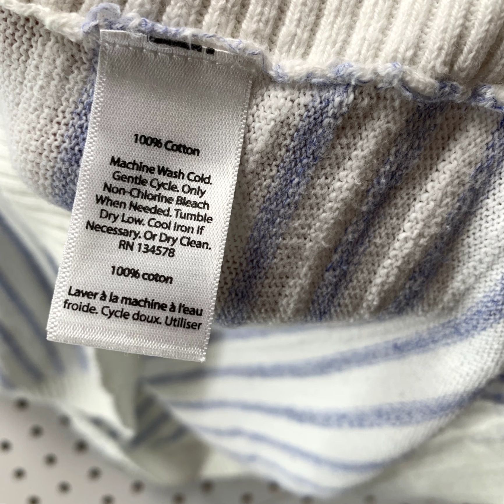 Vineyard Vines Vineyard Vines Sweater Womens Small Multicolor Striped Knit 100% Cotton Size S / US 4 / IT 40 - 6 Thumbnail