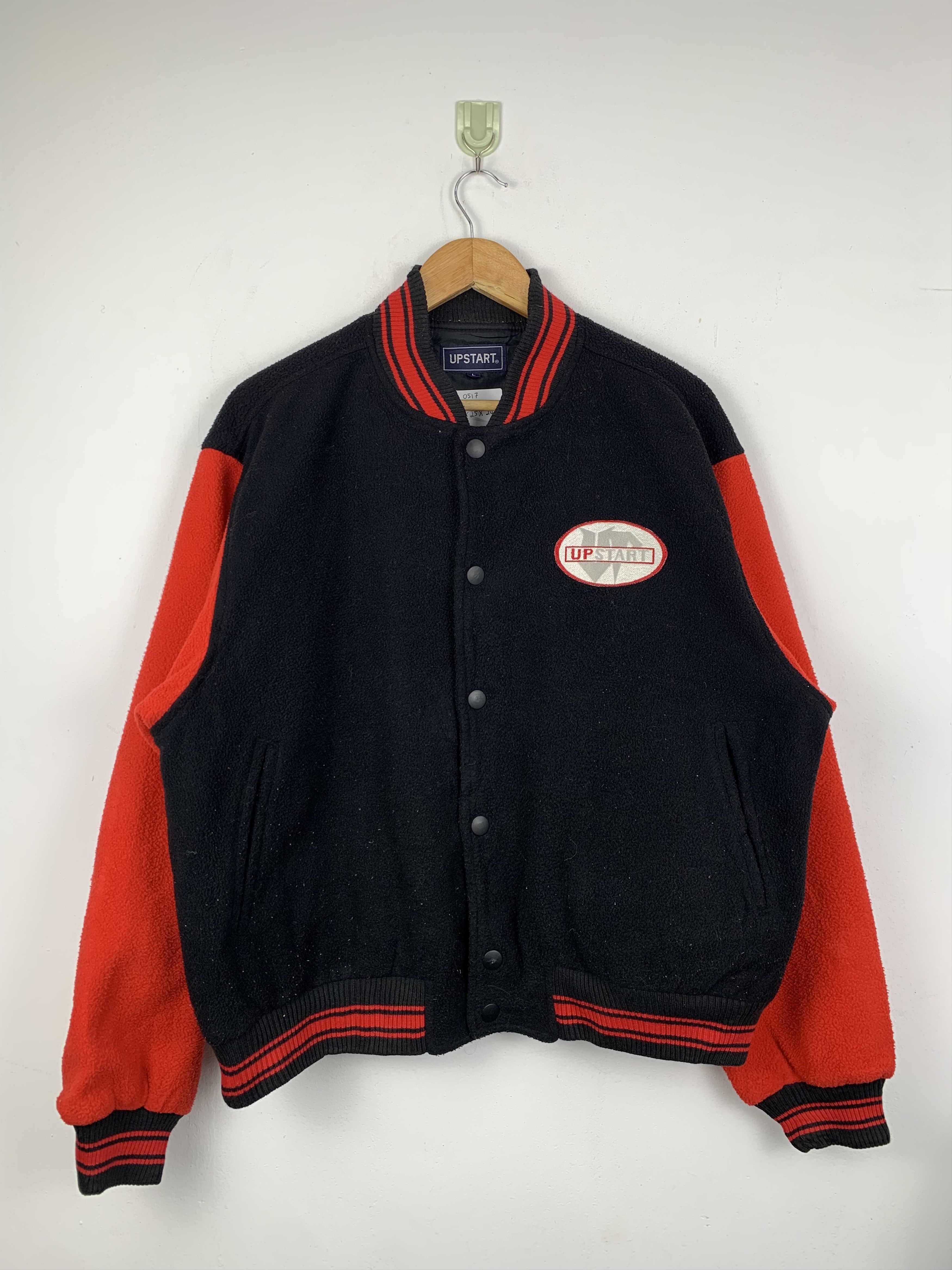 Vintage Vintage 90s Japanese Brand Wool Varsity Jacket V0517 Size US L / EU 52-54 / 3 - 1 Thumbnail