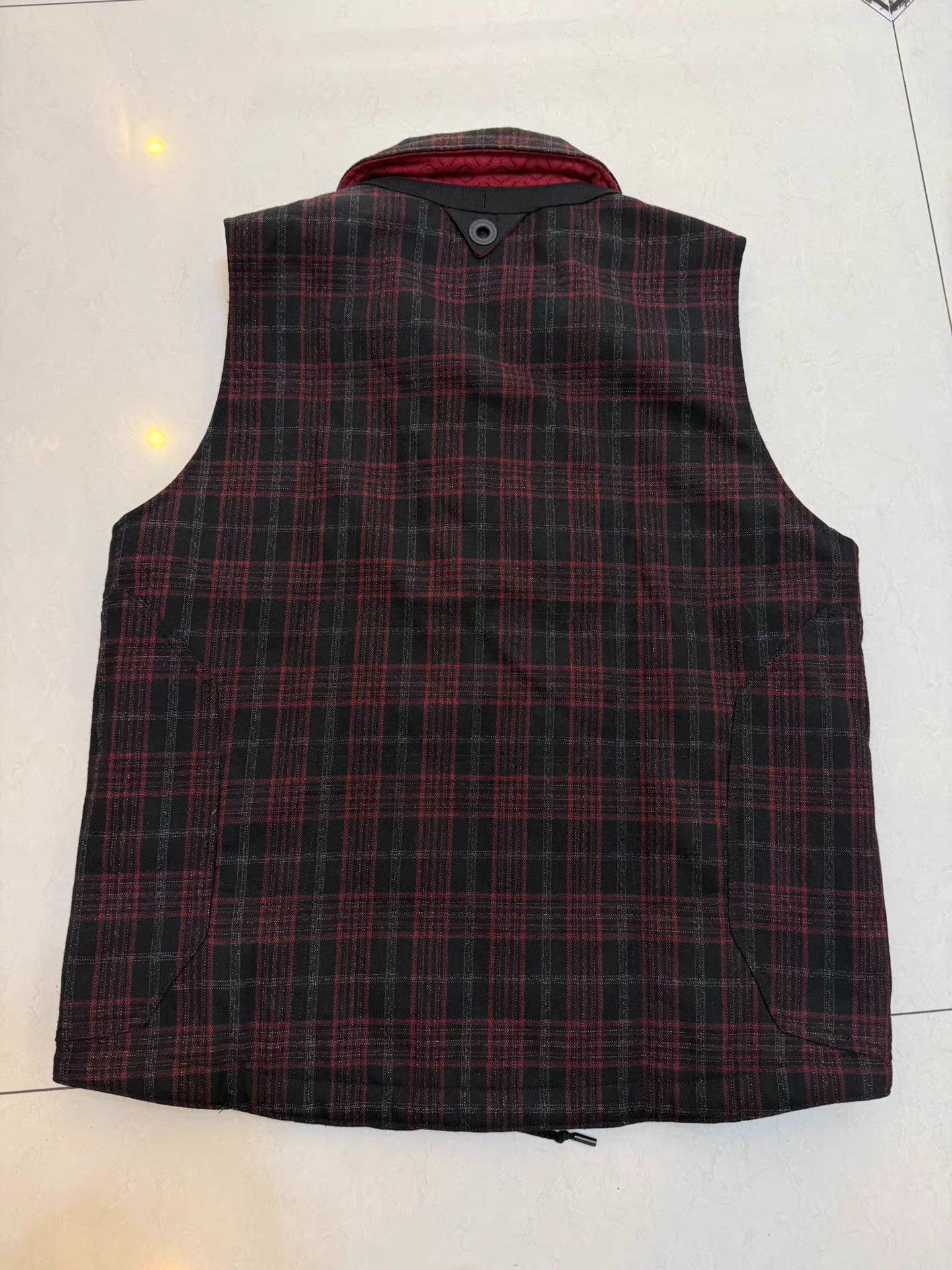 White Mountaineering WHITE MOUNTAINEERING Scottish Check Wool Technical Vest K3 Size US S / EU 44-46 / 1 - 2 Thumbnail