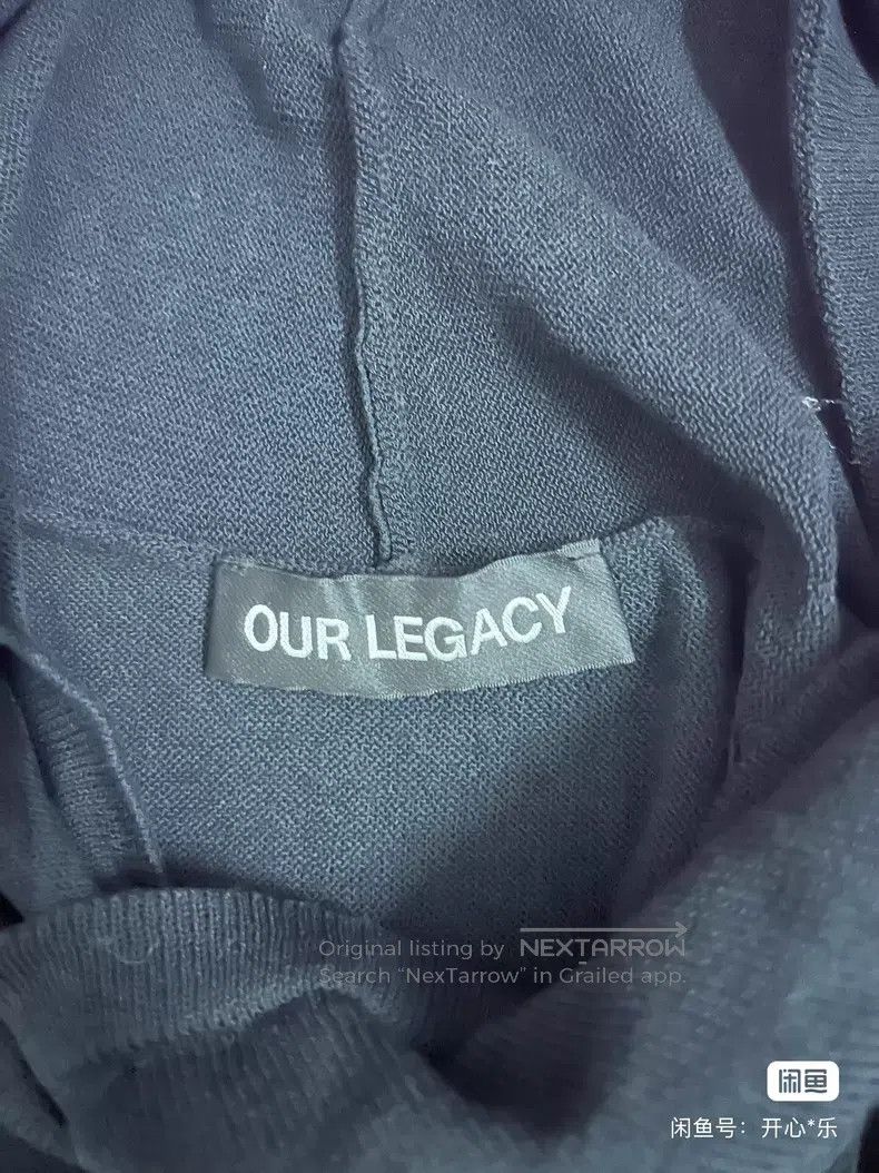 Our Legacy Our Legacy Black Hooded Sweatshirt Size US M / EU 48-50 / 2 - 3 Thumbnail