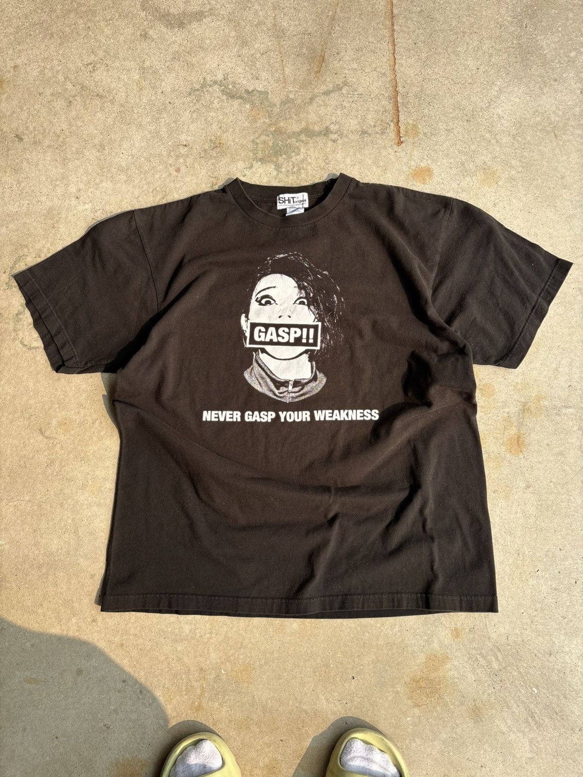 Band Tees Crazy Vintage Japanese Punk Bush Band Gasp Grunge Faded Tee Size US XL / EU 56 / 4 - 1 Thumbnail