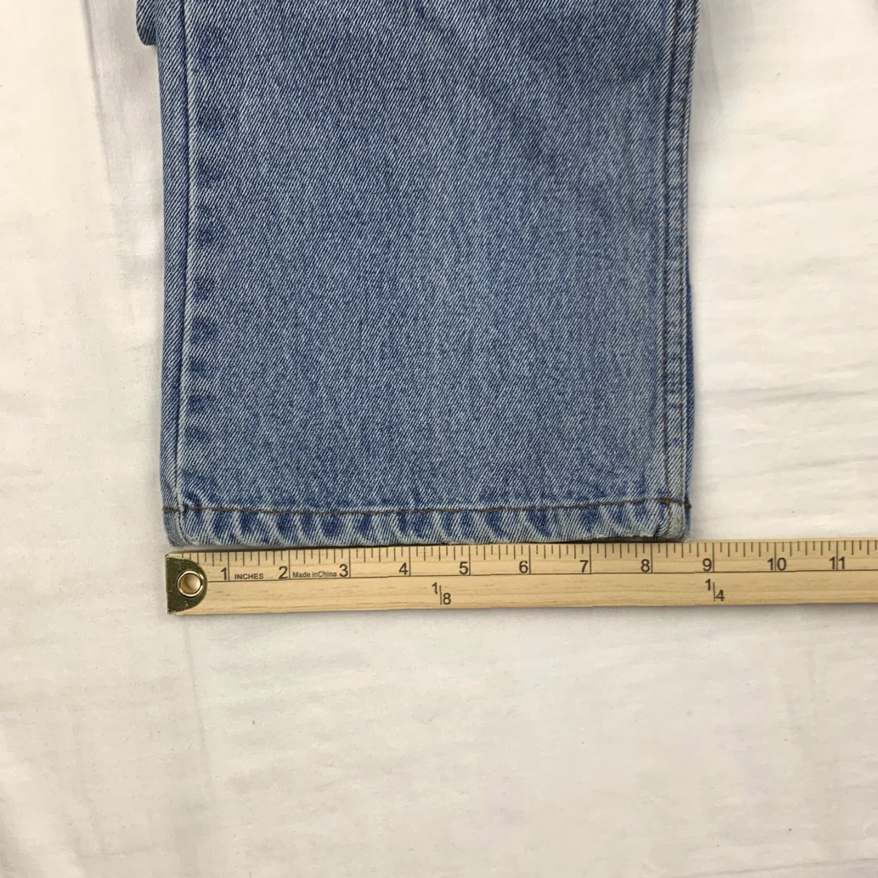 Jordache Vintage Jordache Jeans Womens 28 Blue Flare Denim Worn Grunge 90s 80s USA Flickr? Size 28" / US 6 / IT 42 - 6 Thumbnail