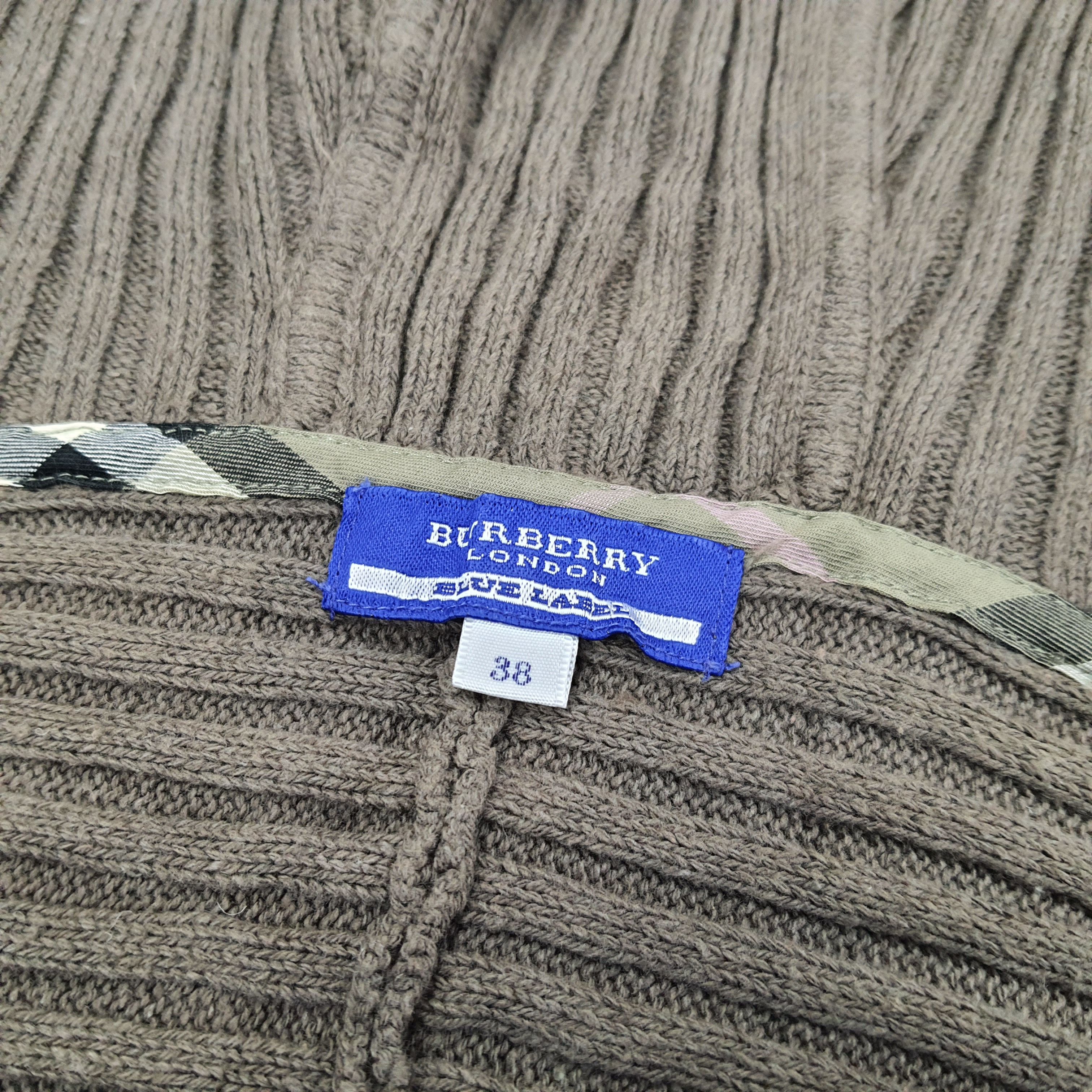 Burberry × Vintage Vintage Burberry Blue Label Cropped Sleeve with Hoodie Size S / US 4 / IT 40 - 4 Thumbnail