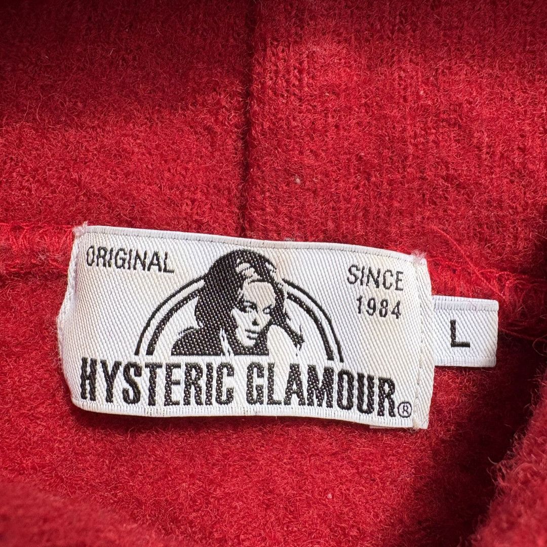 Hysteric Glamour HYSTERIC GLAMOUR | HARDROCK Red Wool Hoodie Y2K Size US S / EU 44-46 / 1 - 3 Thumbnail